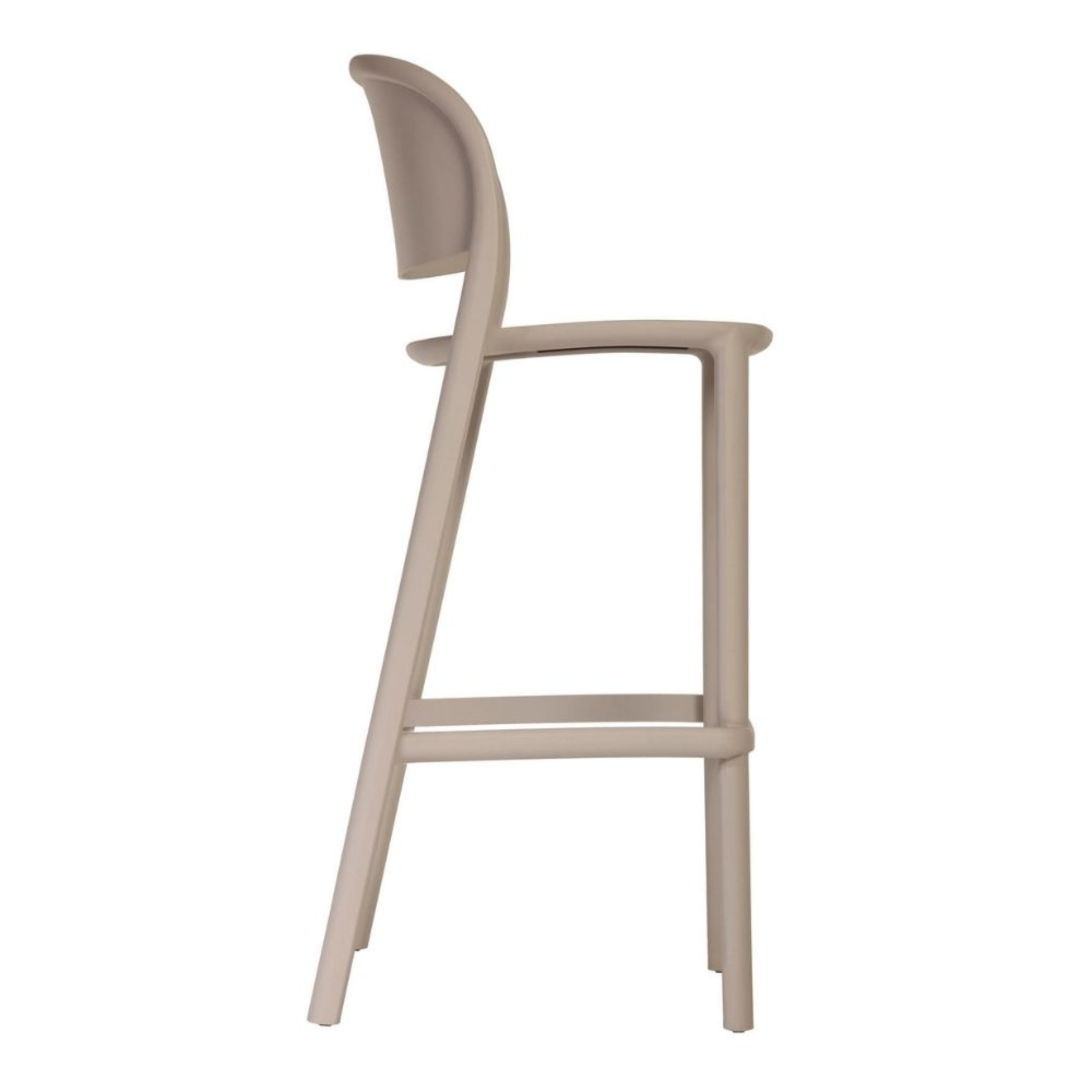 Tabouret haut empilable TRENA - Ezpeleta professionnel