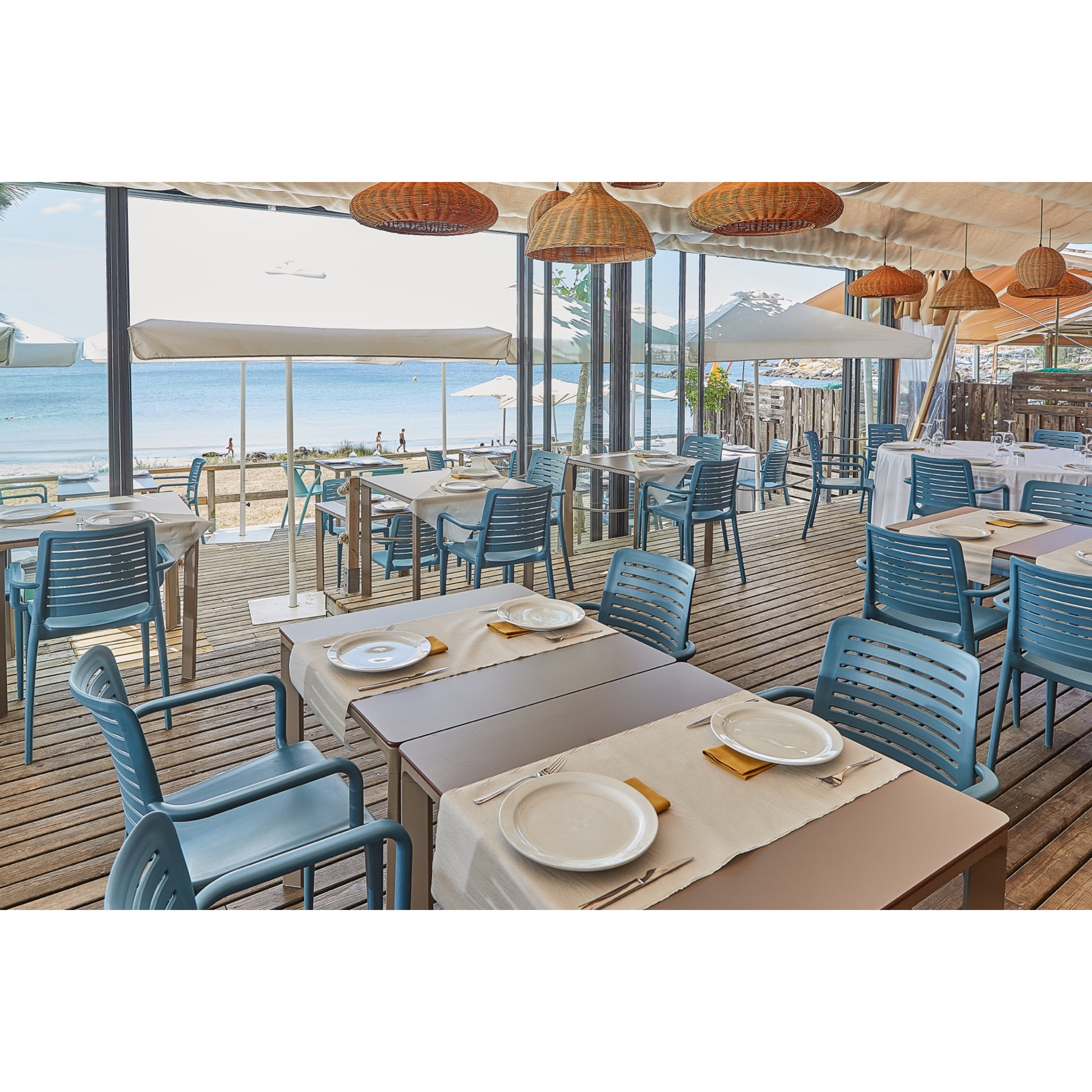 TABLE EXTÉRIEUR 80 x 80 CM MEET - EZPELETA professionnel