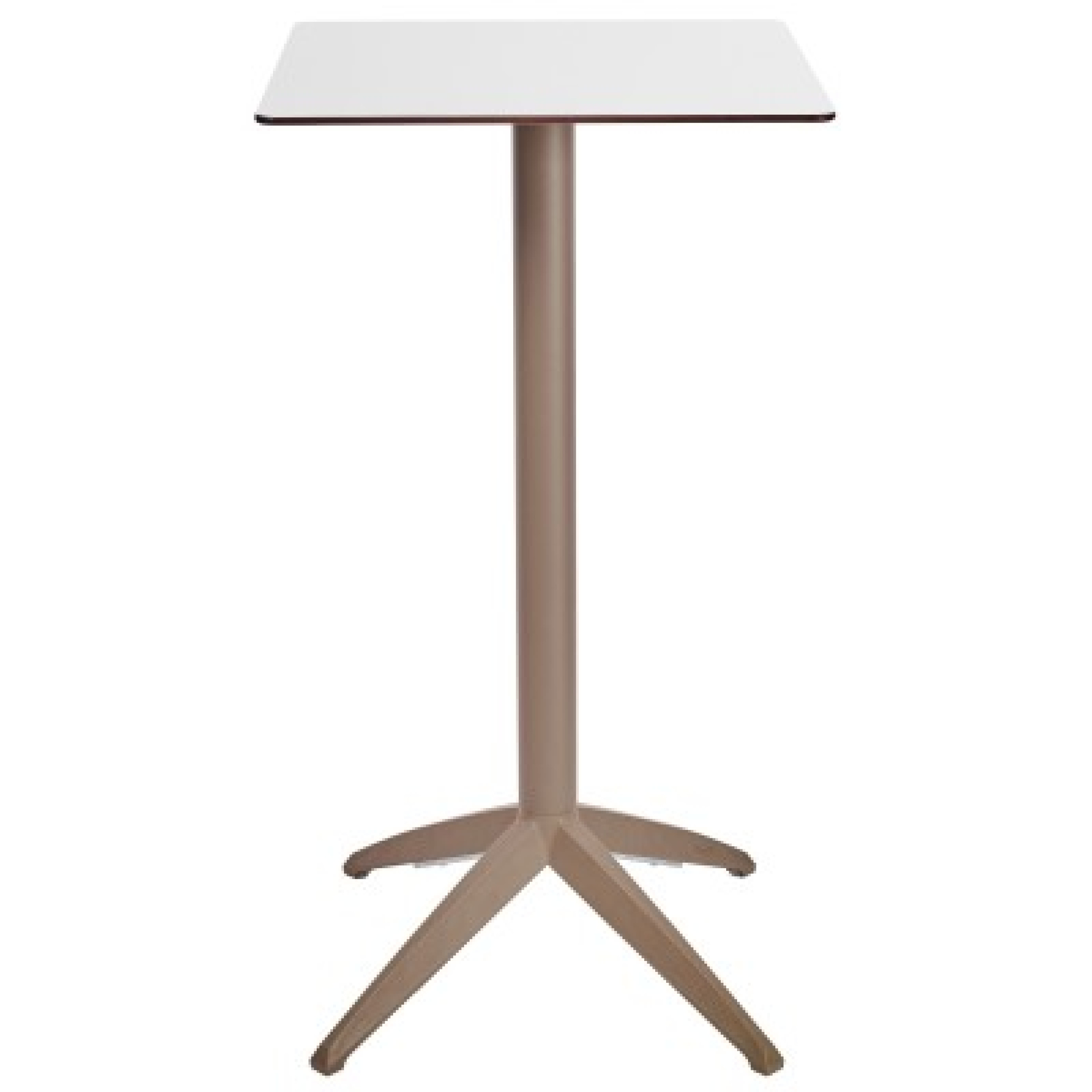 Table haute fixe 60 x 60 cm  QUATRO- Ezpeleta