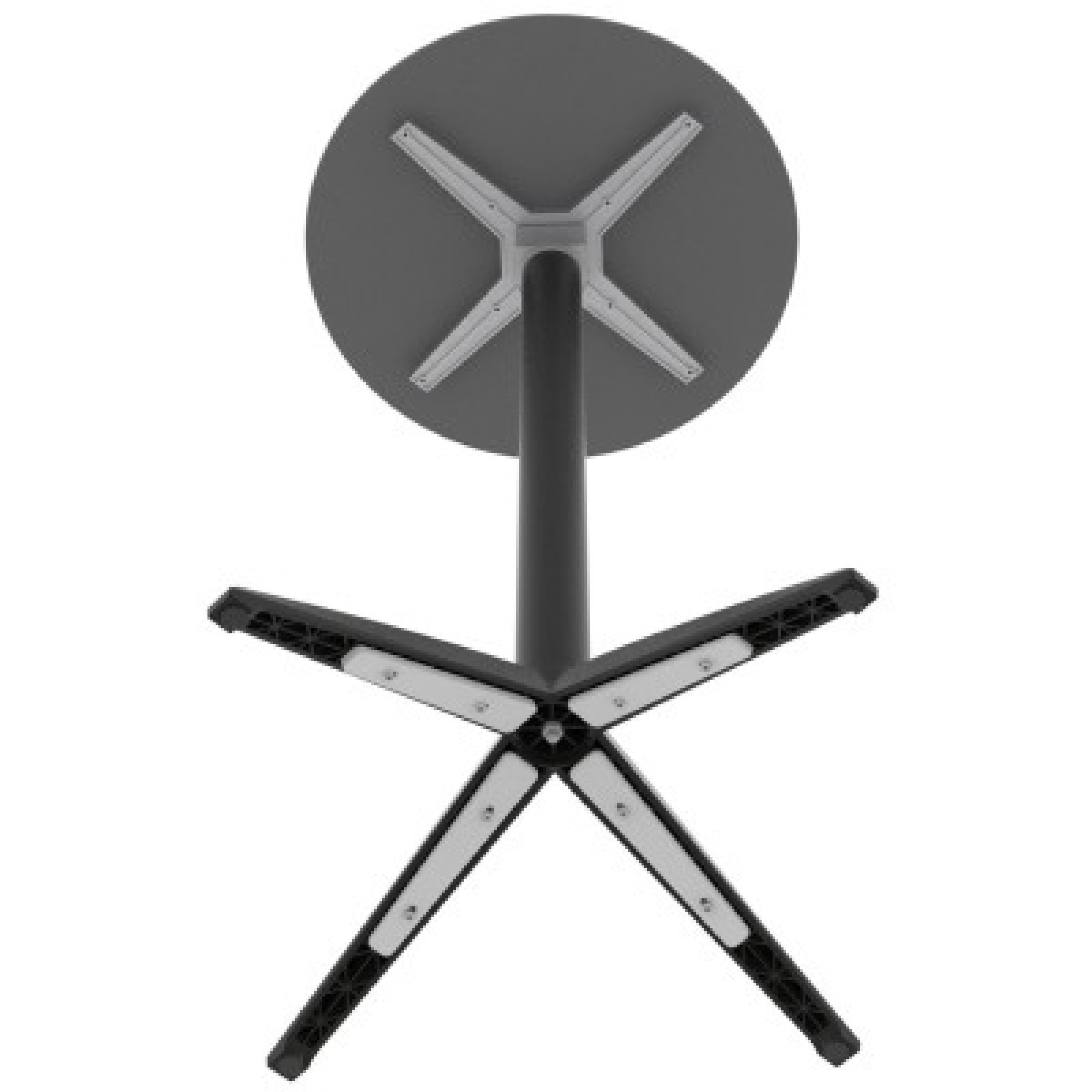 Table HAUTE fixe 70 x 70 cm QUATRO - Ezpeleta