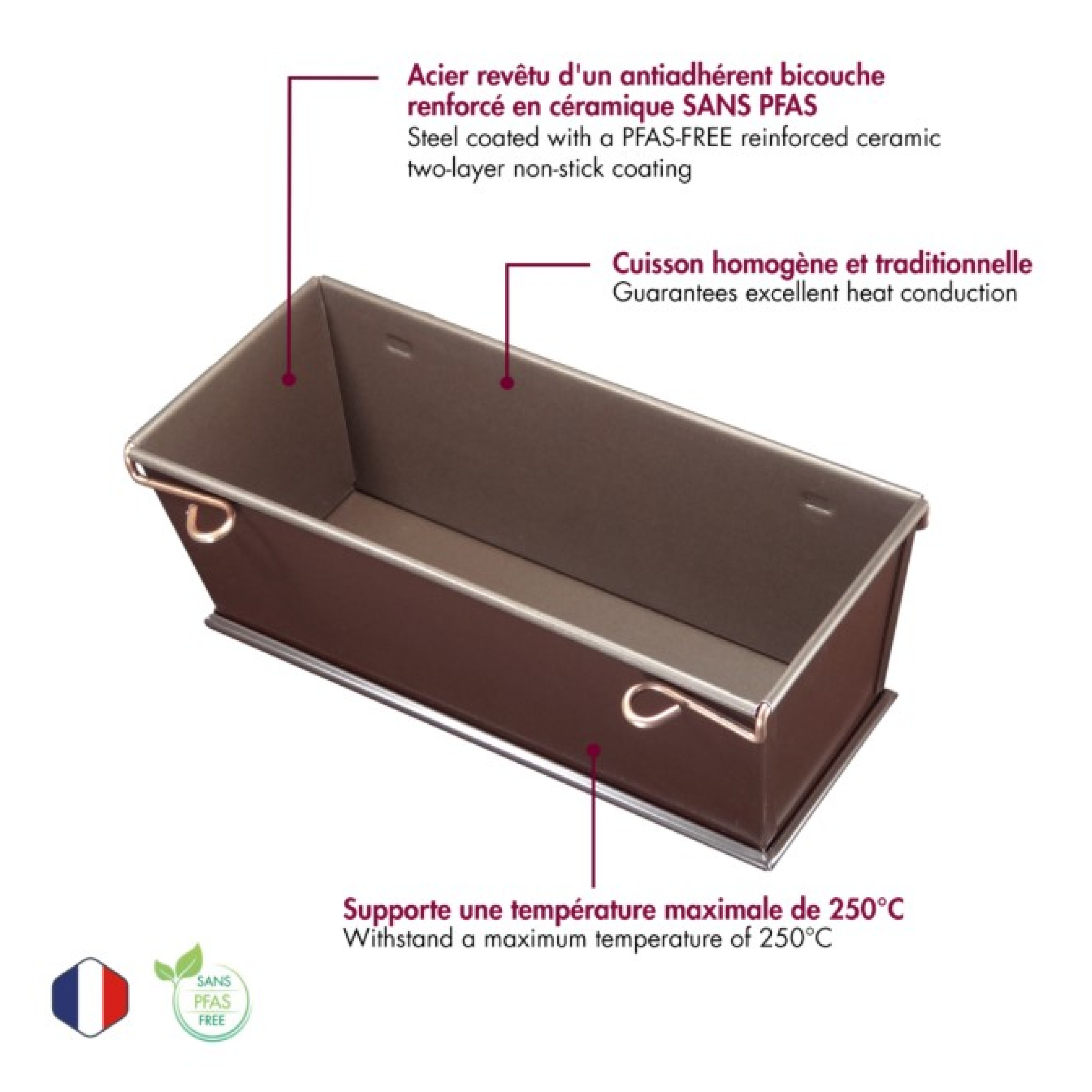 MOULE À CAKE OUVRANT ANTIADHÉRENT - GOBEL