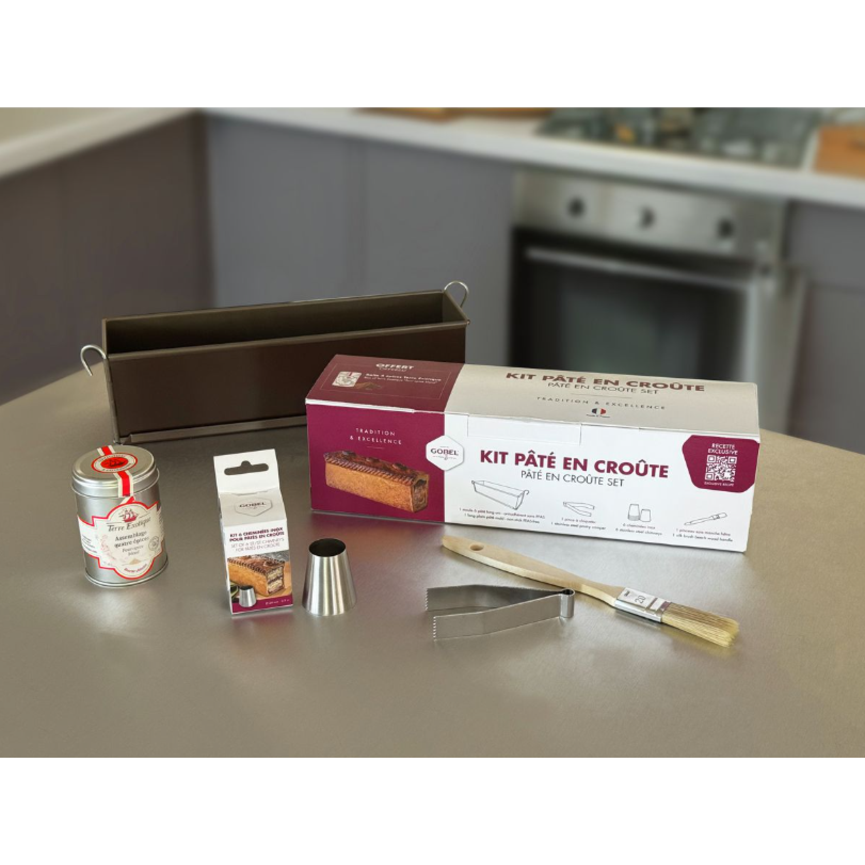 KIT PÂTÉ EN CROÛTE ANTIADHÉRENT - GOBEL