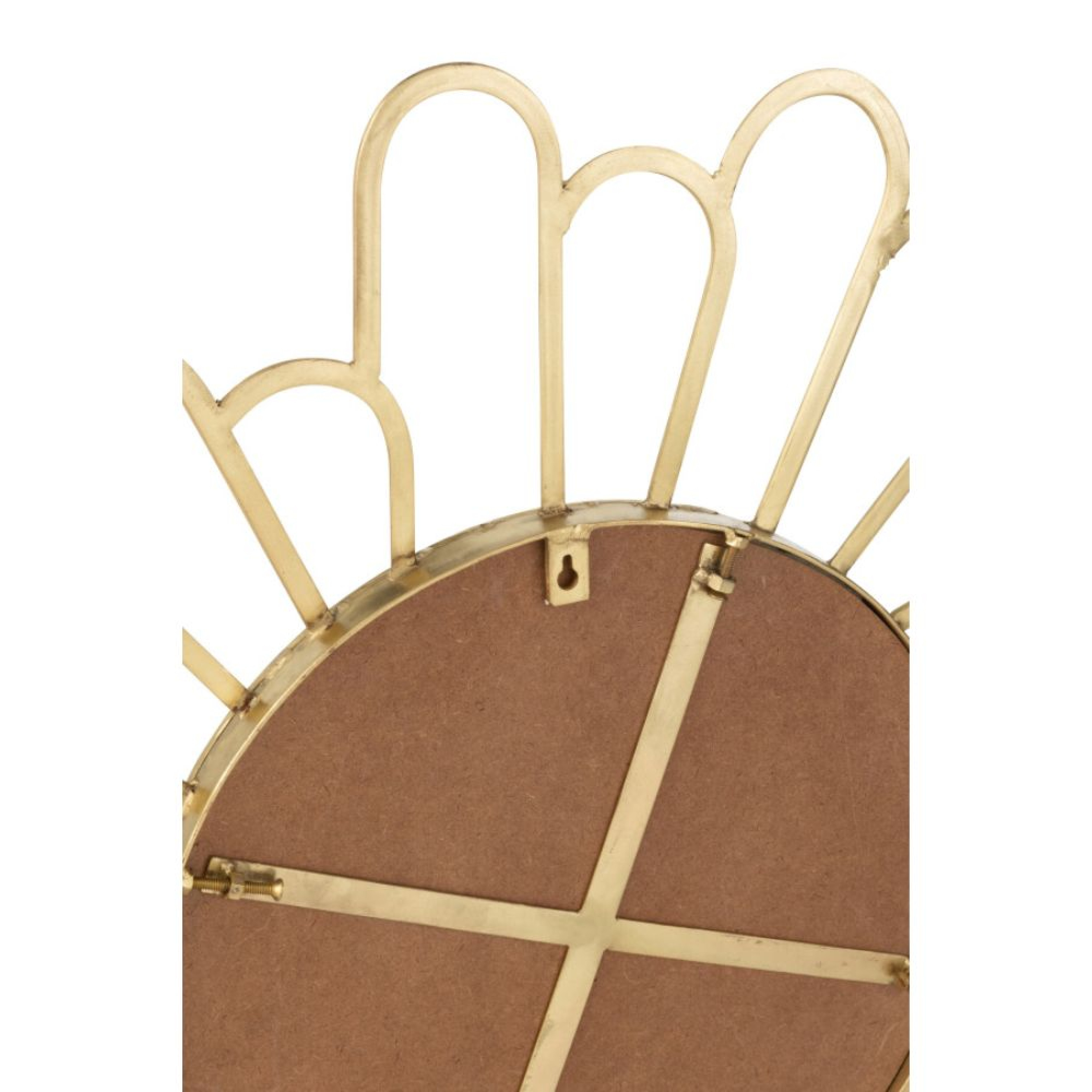 MIROIR FLEUR OR DIAM 90CM