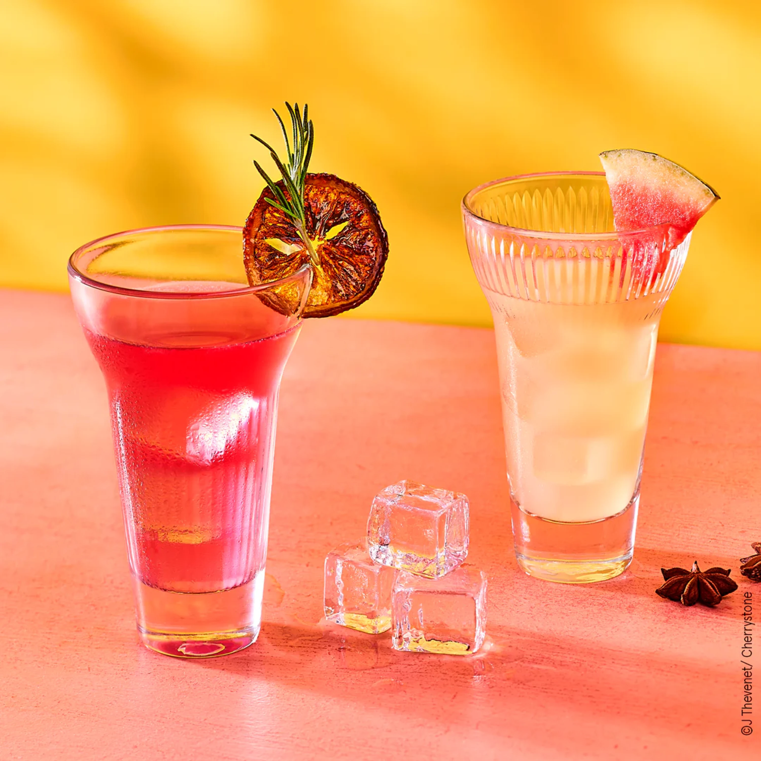 4 verres à pastis CALANQUES - La Rochère