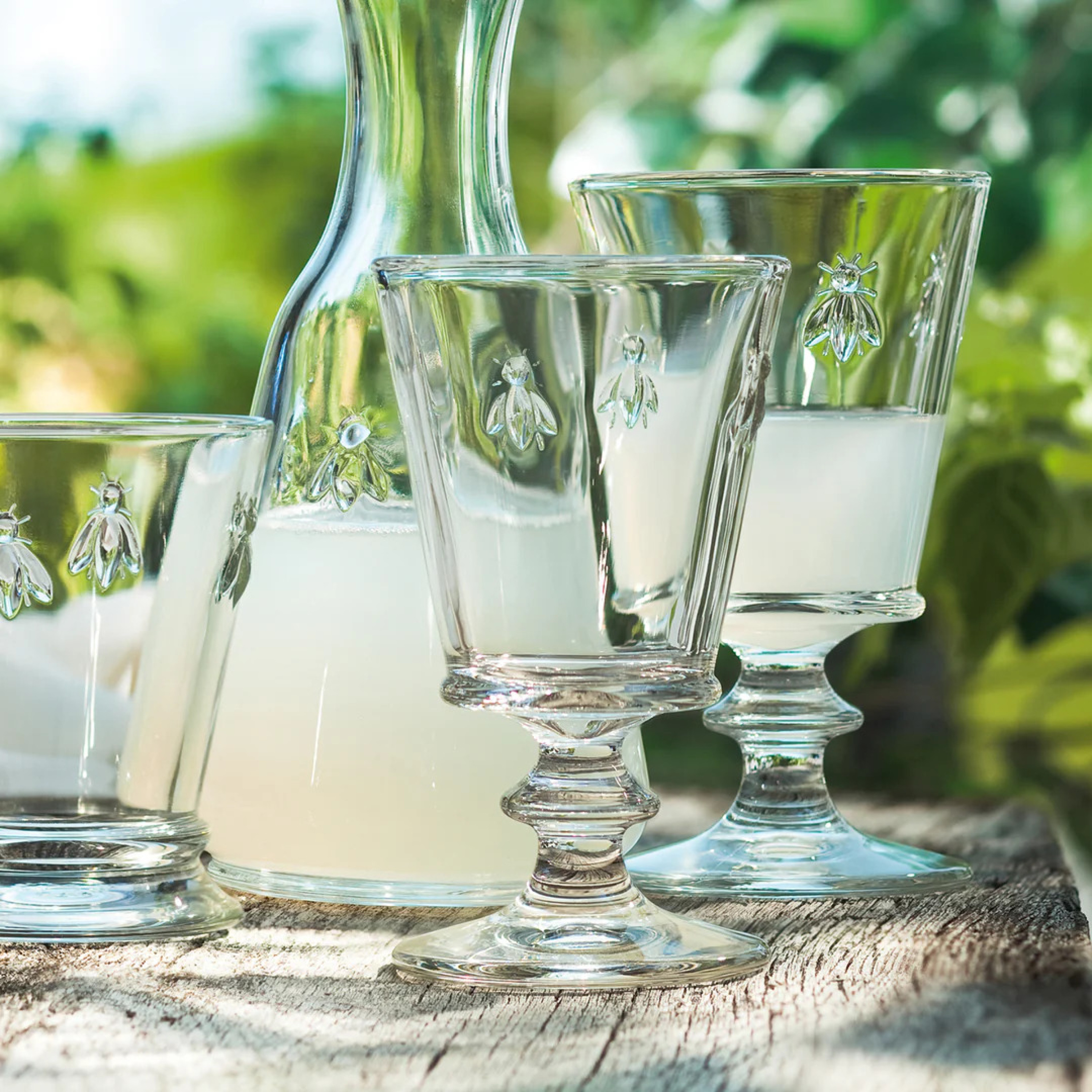 4 verres à vin ABEILLE - La Rochère