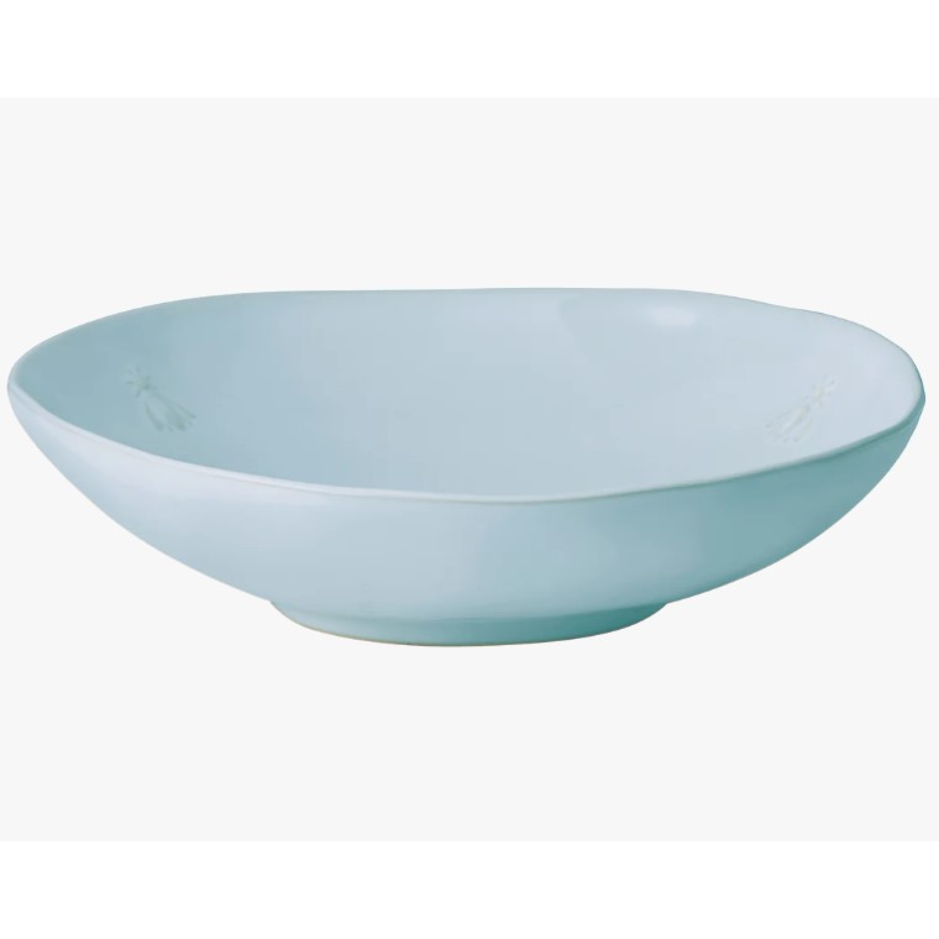 LOT DE 4 ASSIETTES À PÂTES ABEILLE EN CÉRAMIQUE - LA ROCHERE