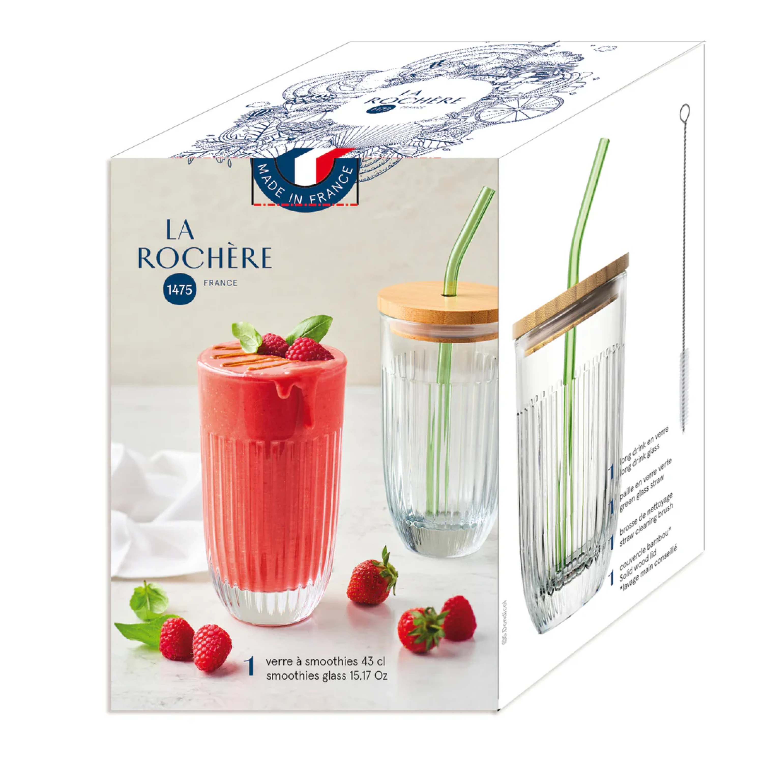 VERRE A SMOOTHIE OUESSANT - LA ROCHERE