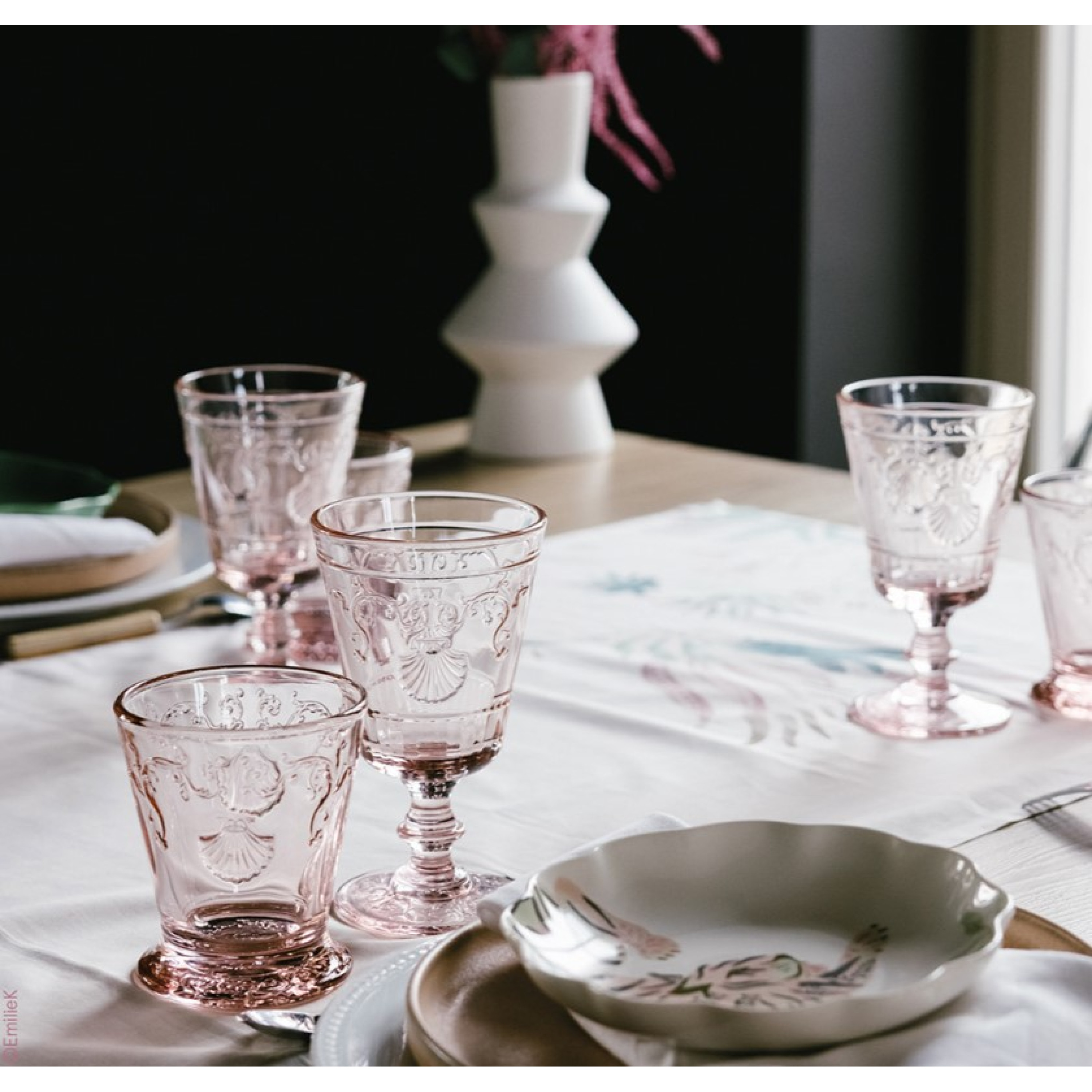 6 VERRES À PIED COLLECTION VERSAILLES - LA ROCHERE