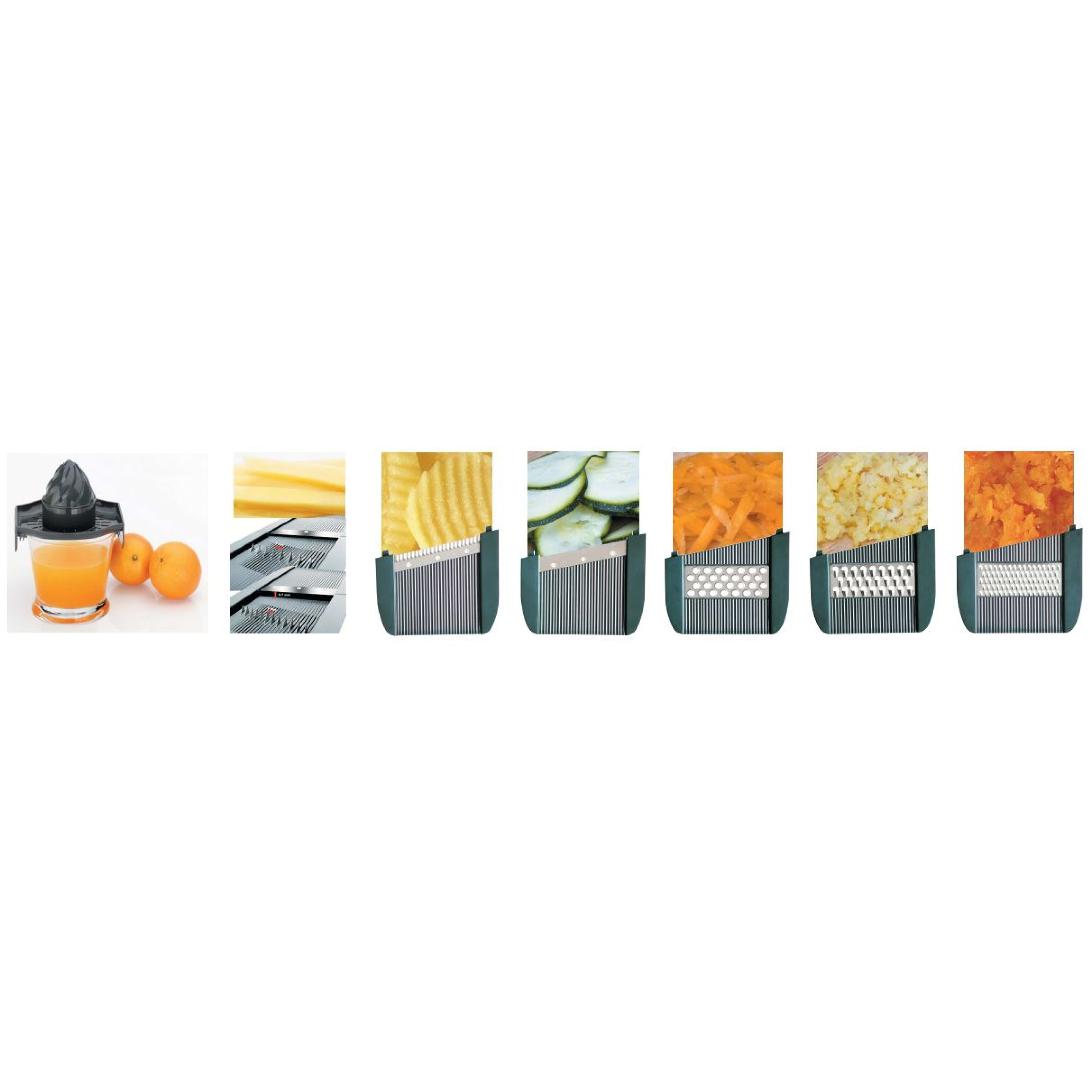 MANDOLINE MULTI-RAPES ET PRESSE FRUITS