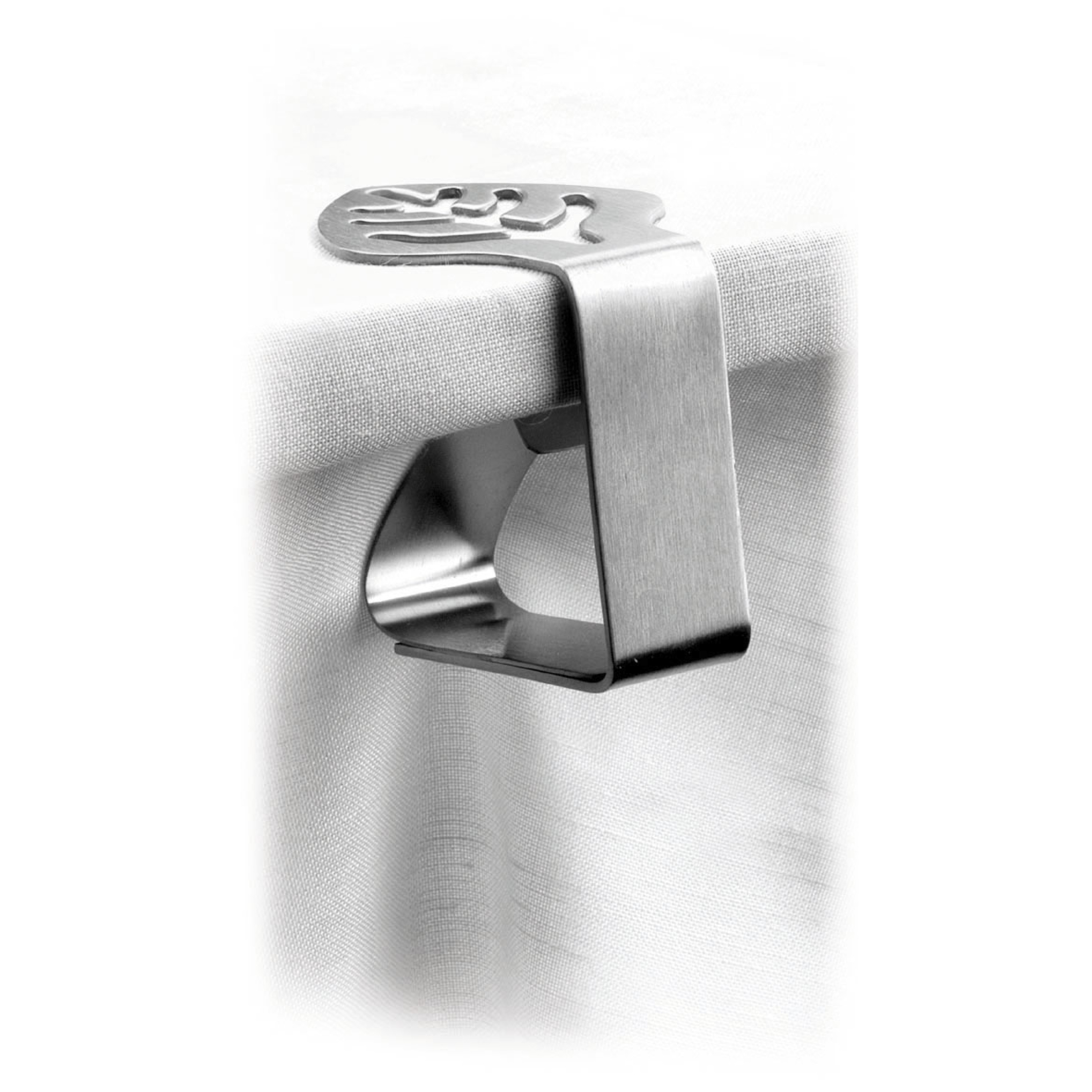 4 PINCES A NAPPE INOX