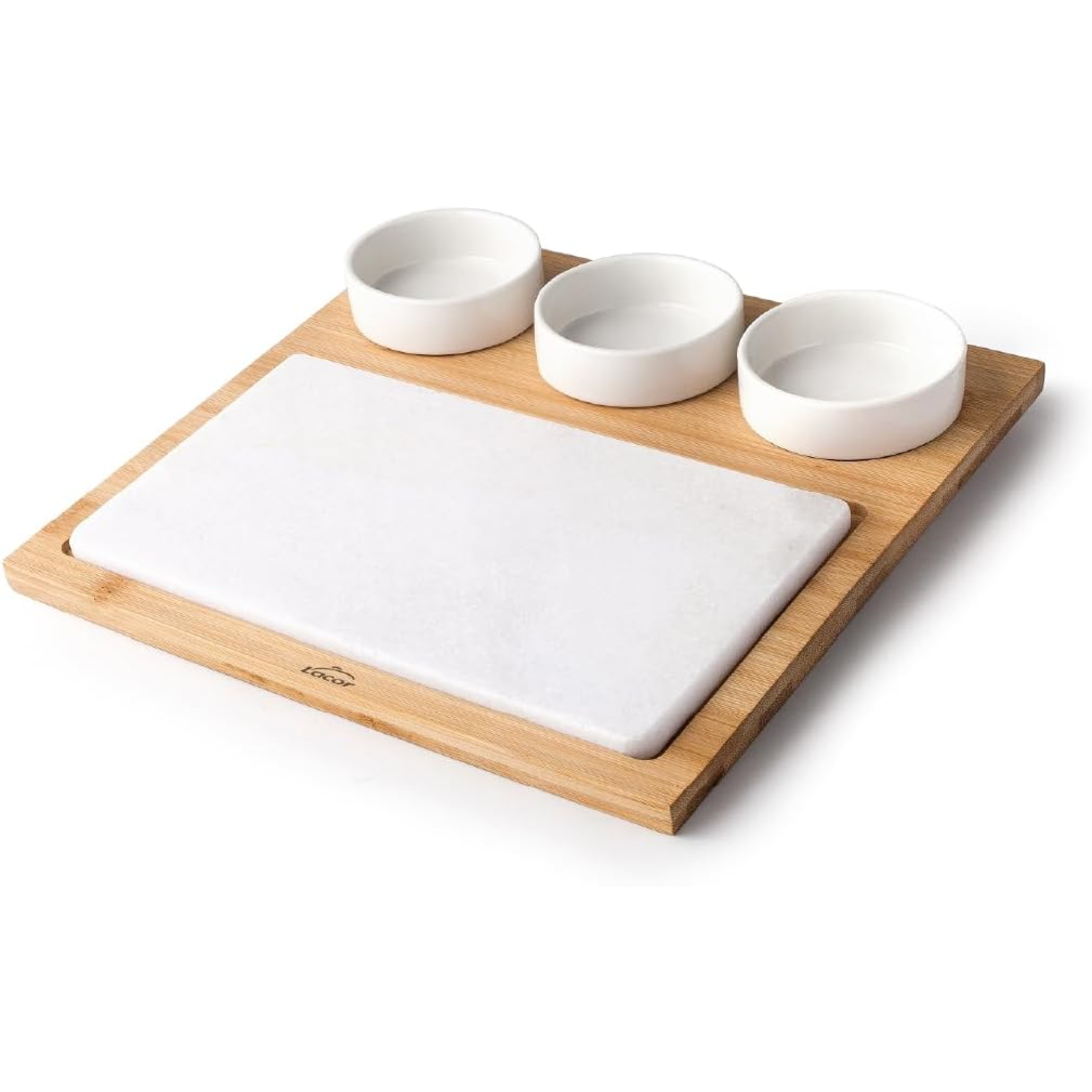 Planche en bambou et marbre