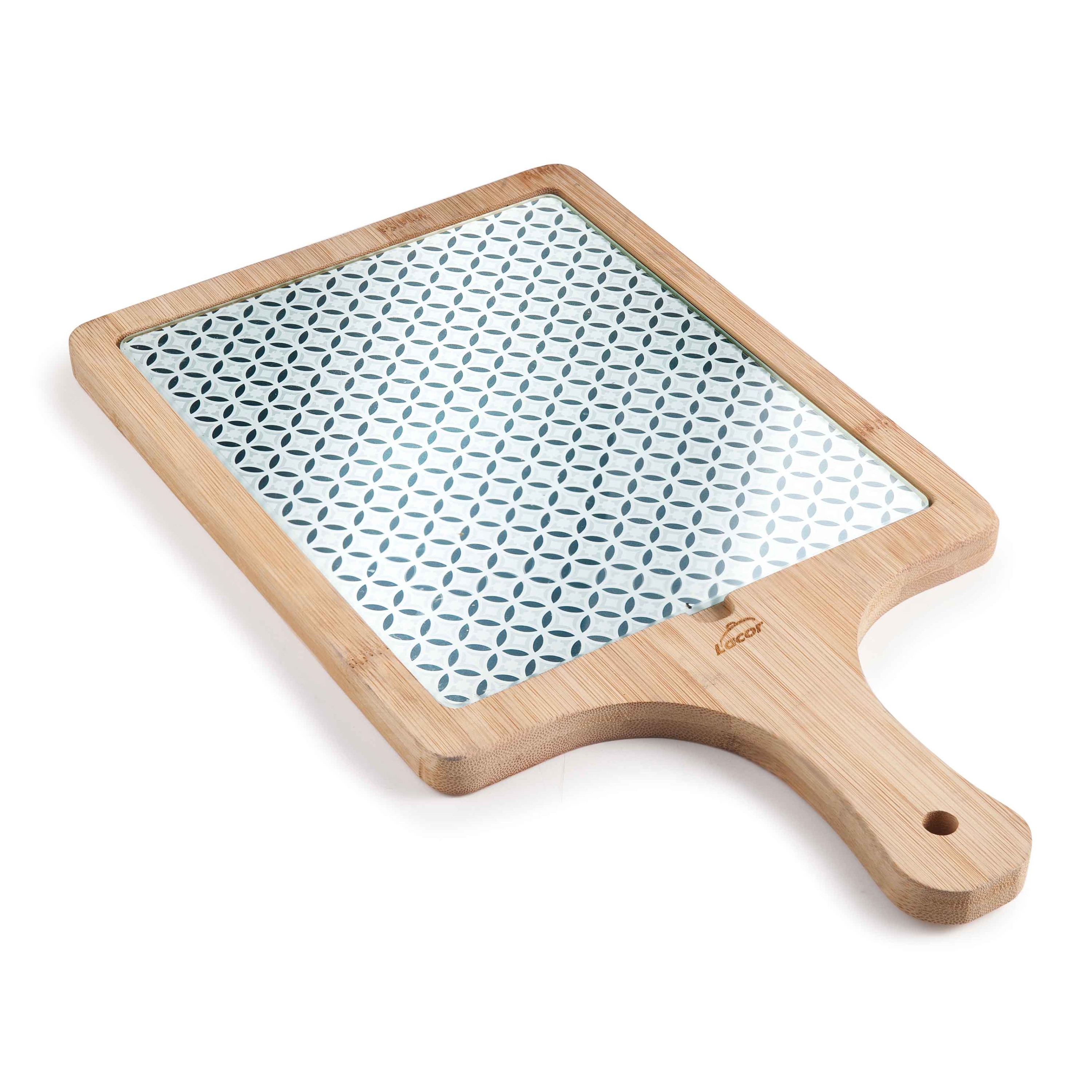 Planche en verre et bambou