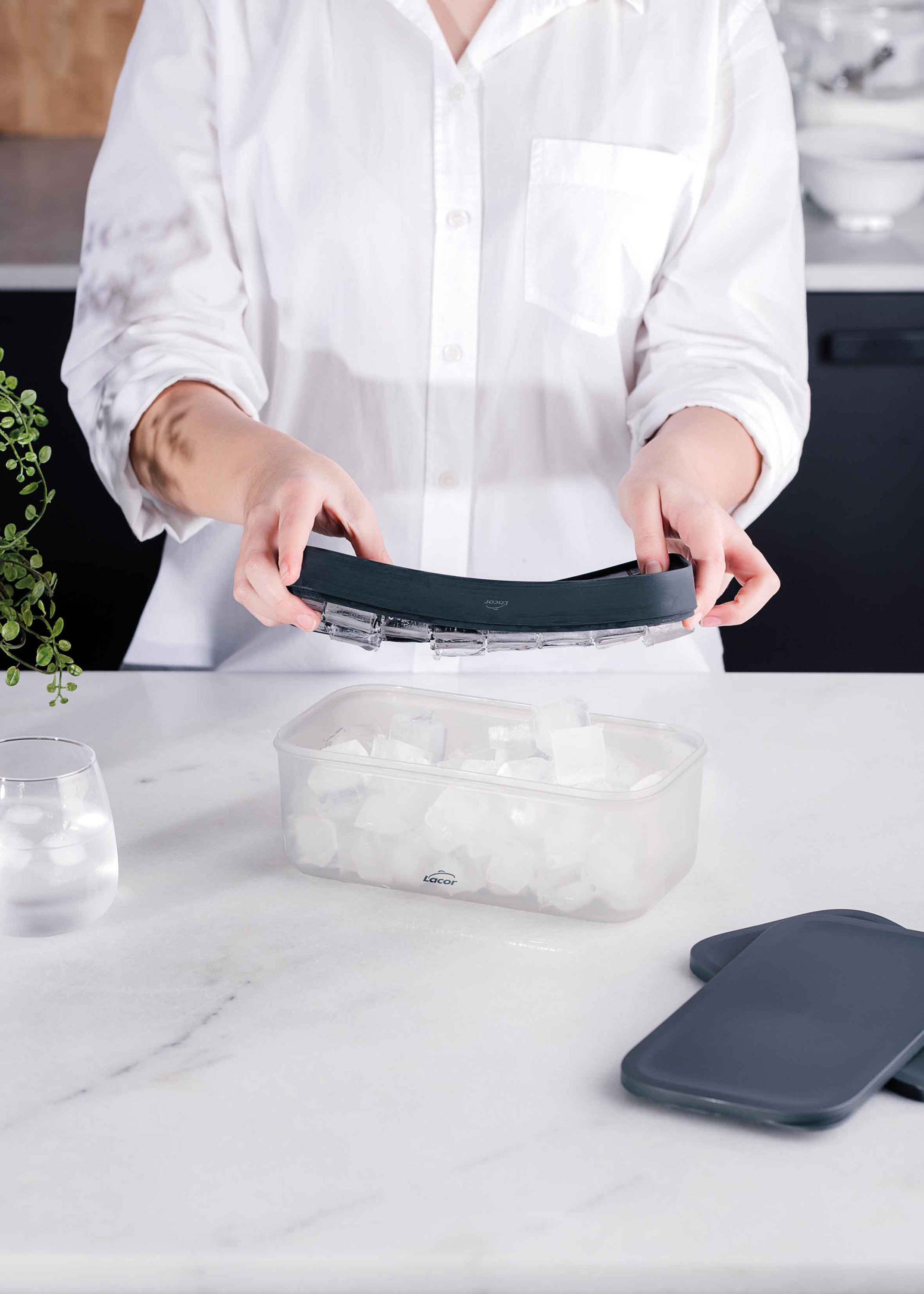 Bac à 32 Glaçons avec stockage  - Glacier