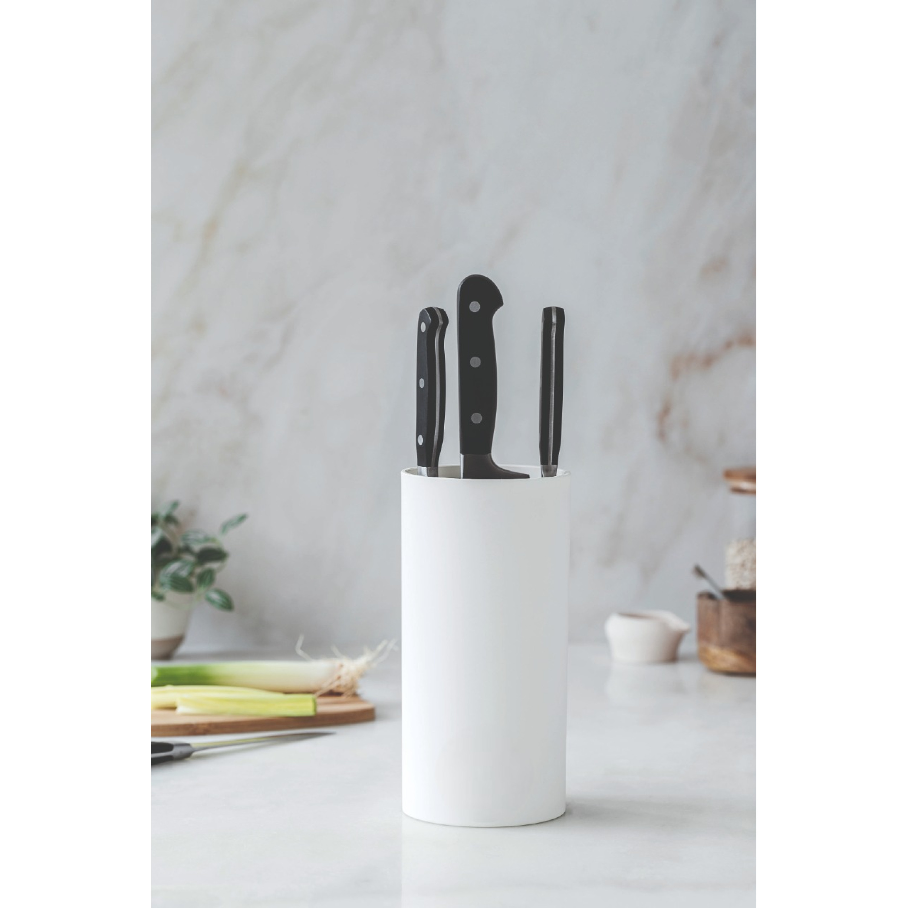 Bloc porte couteaux Blanc