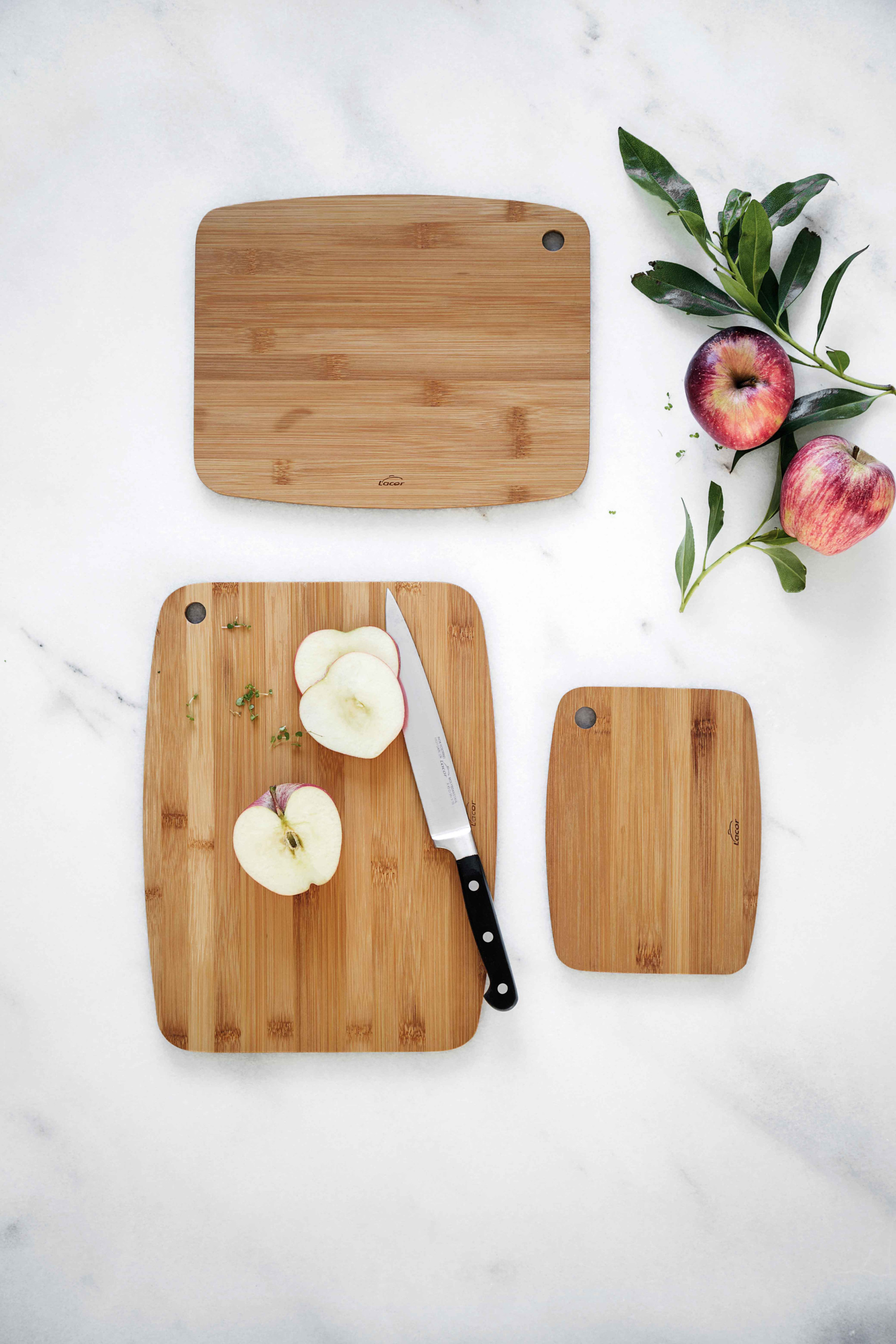 SET 3 PLANCHES A DECOUPER EN BAMBOU