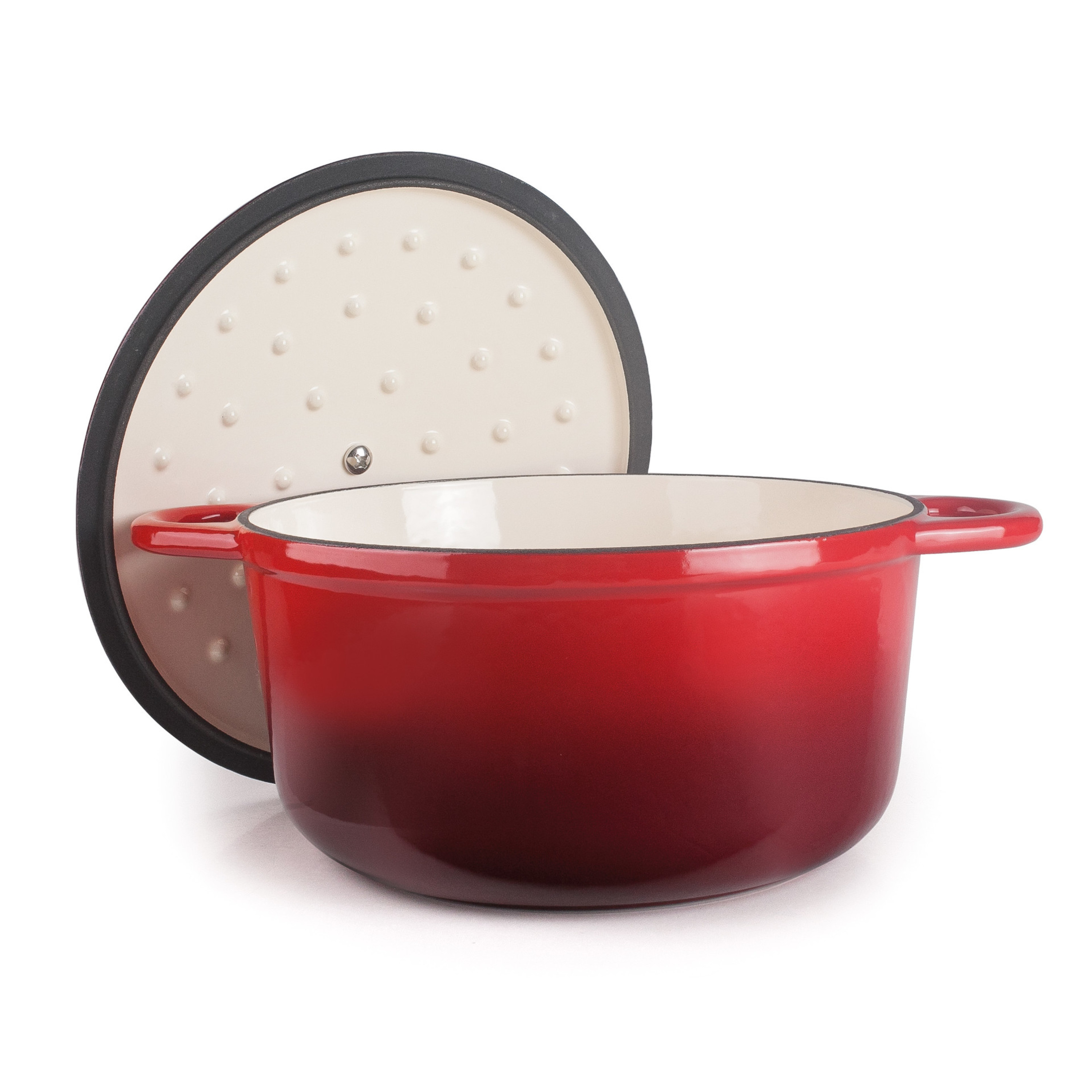 COCOTTE EN FONTE EMAILLEE - RED COLLECTION