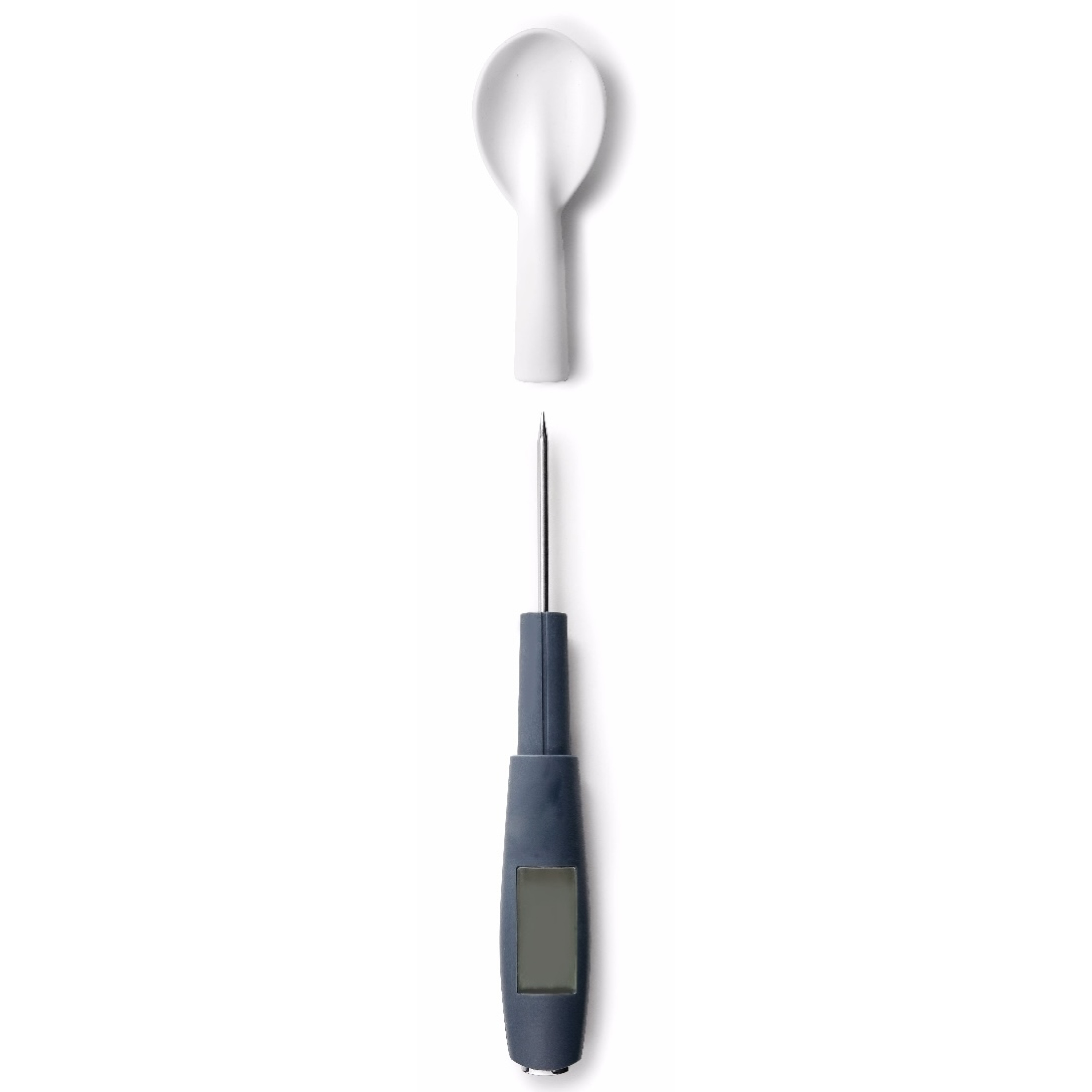 CUILLèRE EN SILICONE AVEC THERMOMETRE SONDE