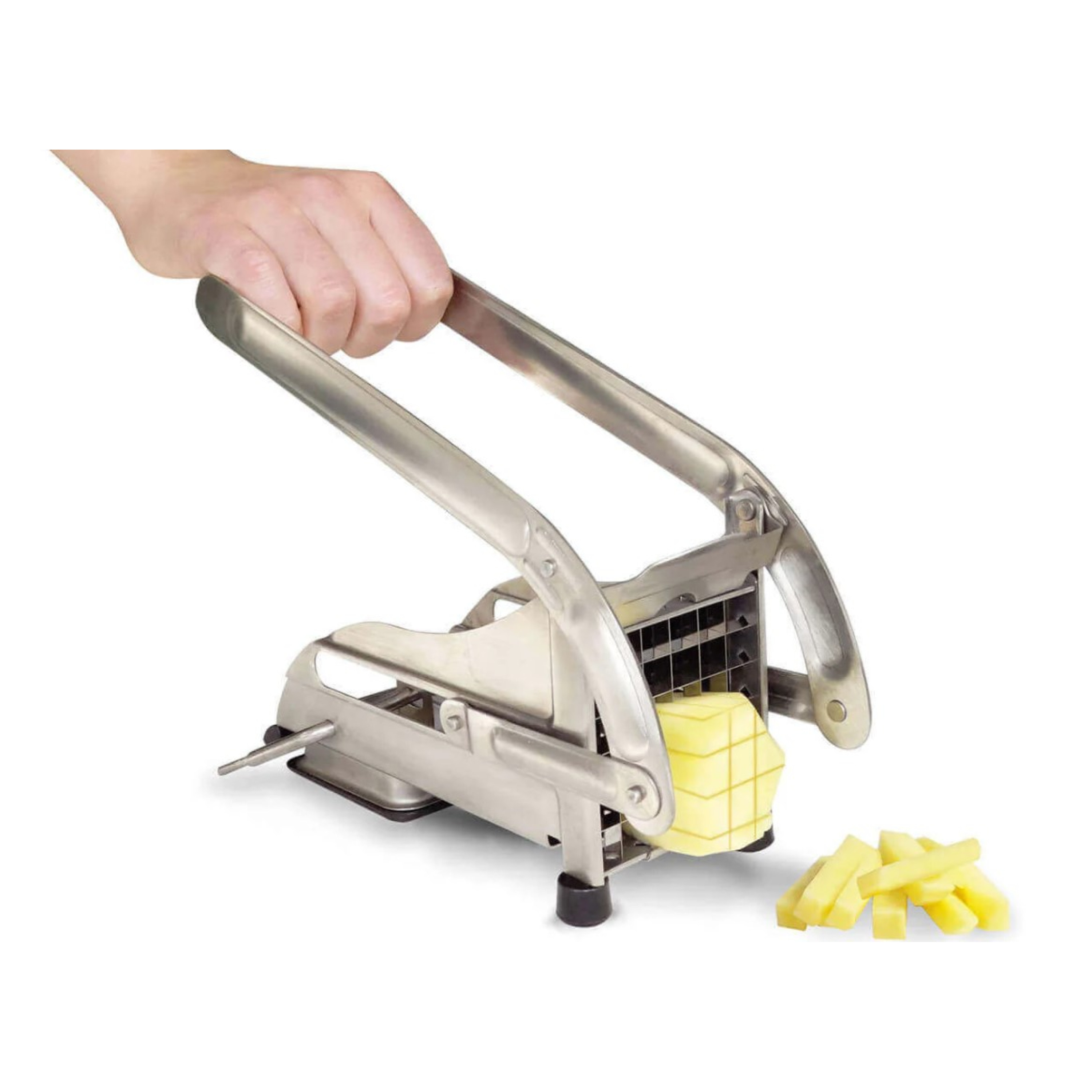 COUPE-FRITES INOX SUR VENTOUSE - LA BONNE GRAINE