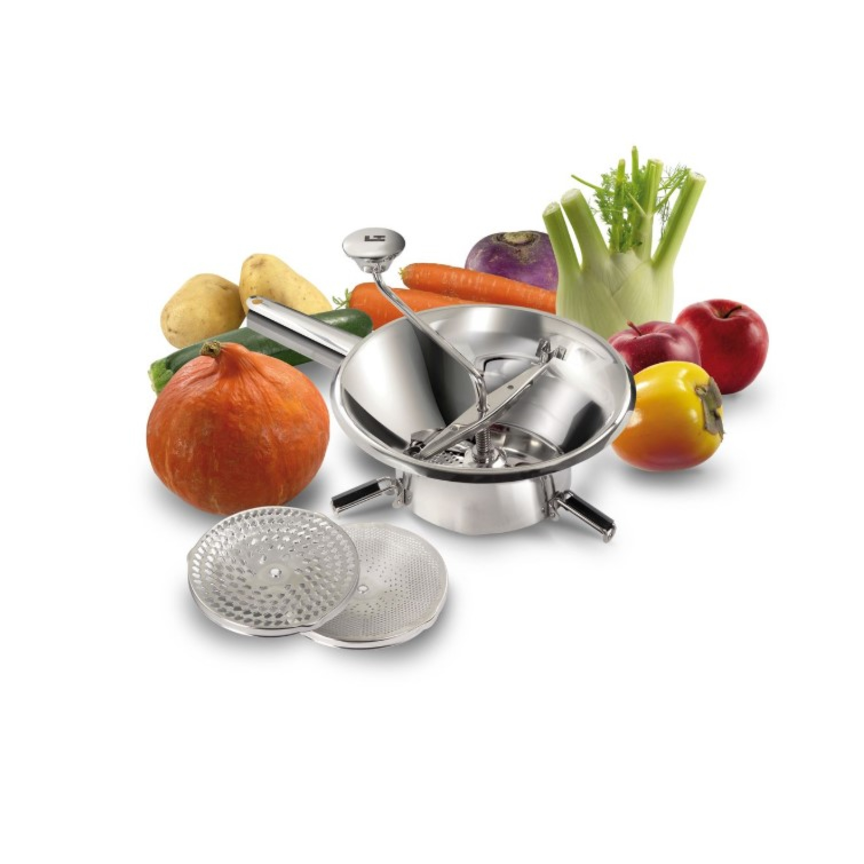 MOULIN PASSE-LÉGUMES INOX - LOUIS TELLIER