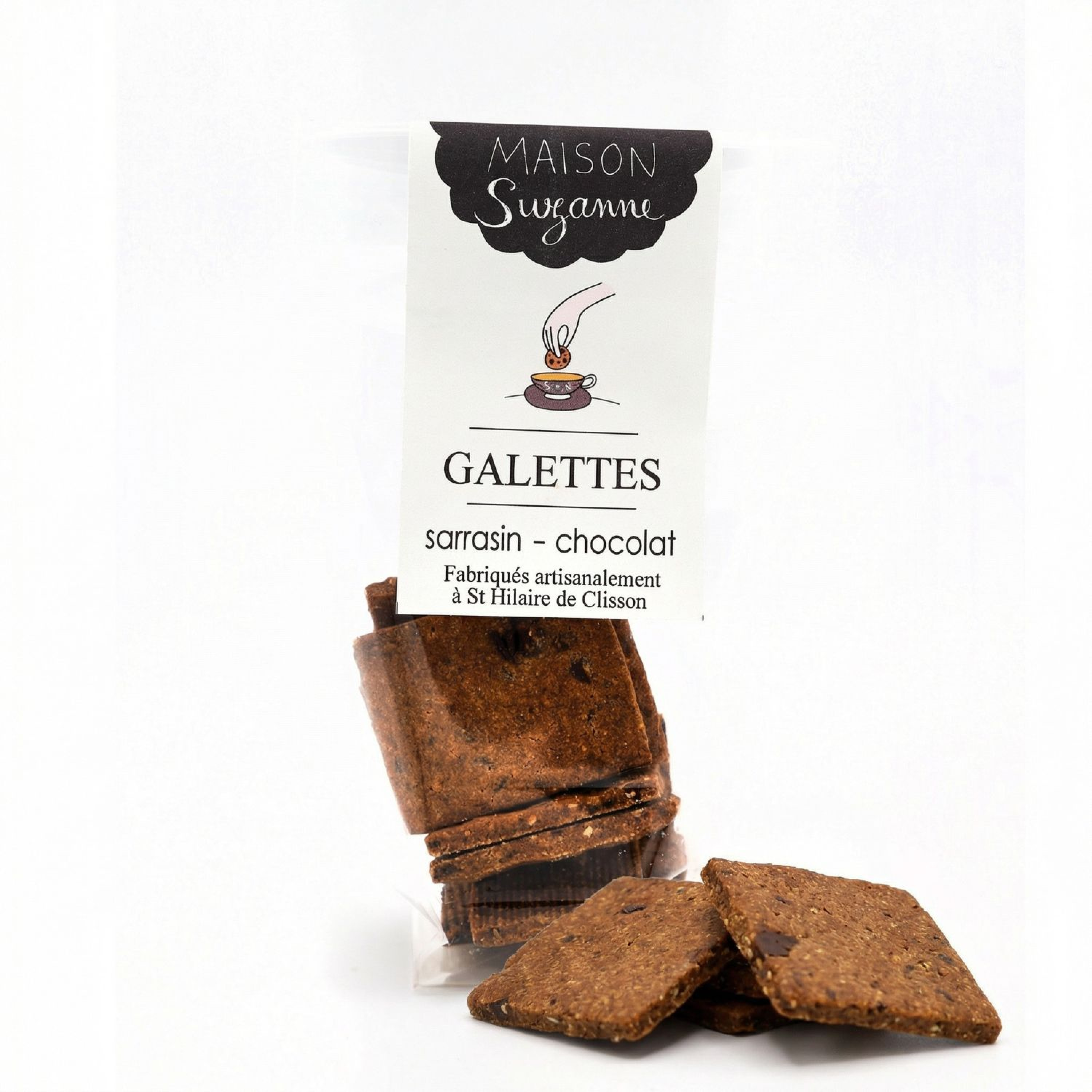 GALETTES SARRASIN CHOCOLAT NOIR - MAISON SUZANNE