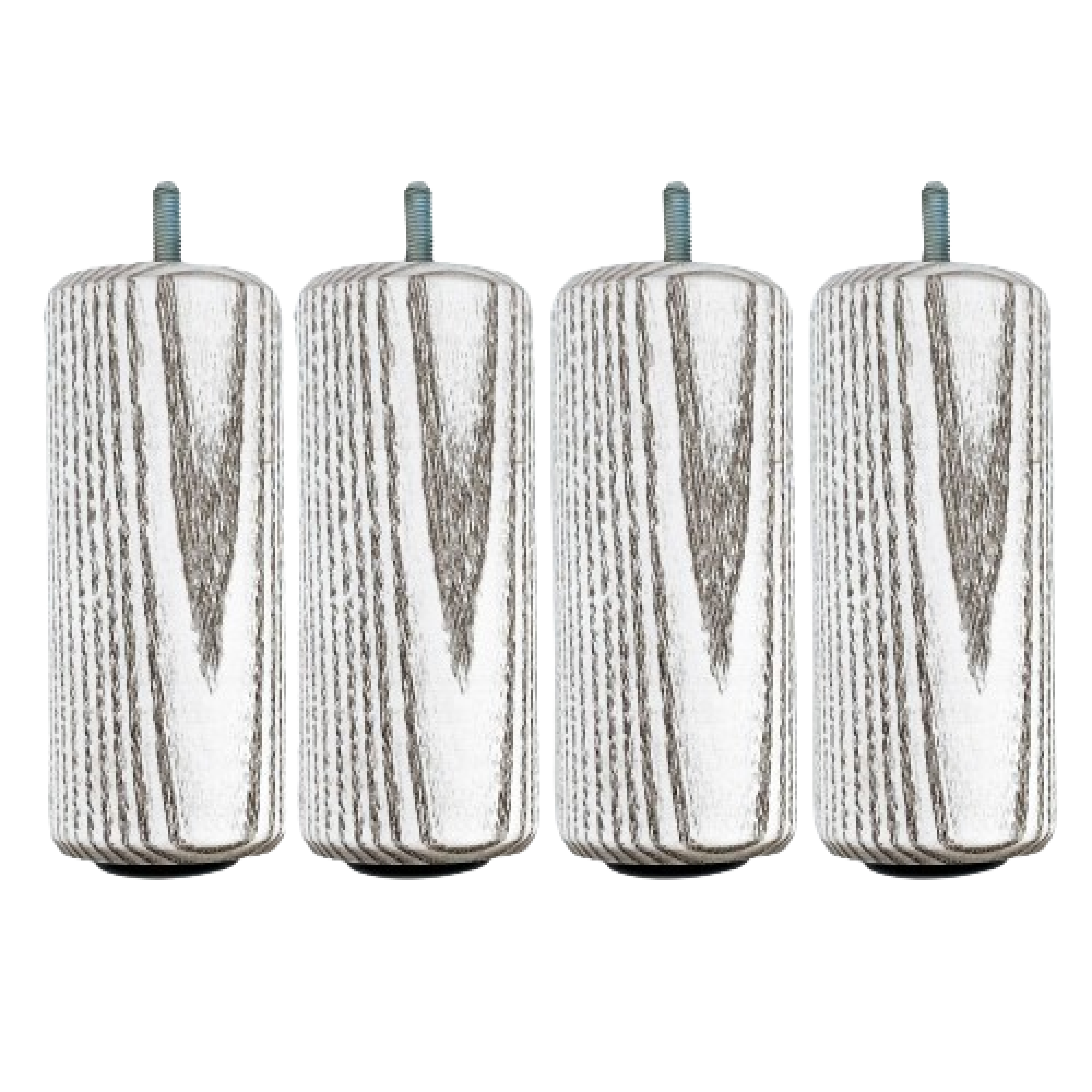 Lot de 4 pieds de sommier lounge - Margot