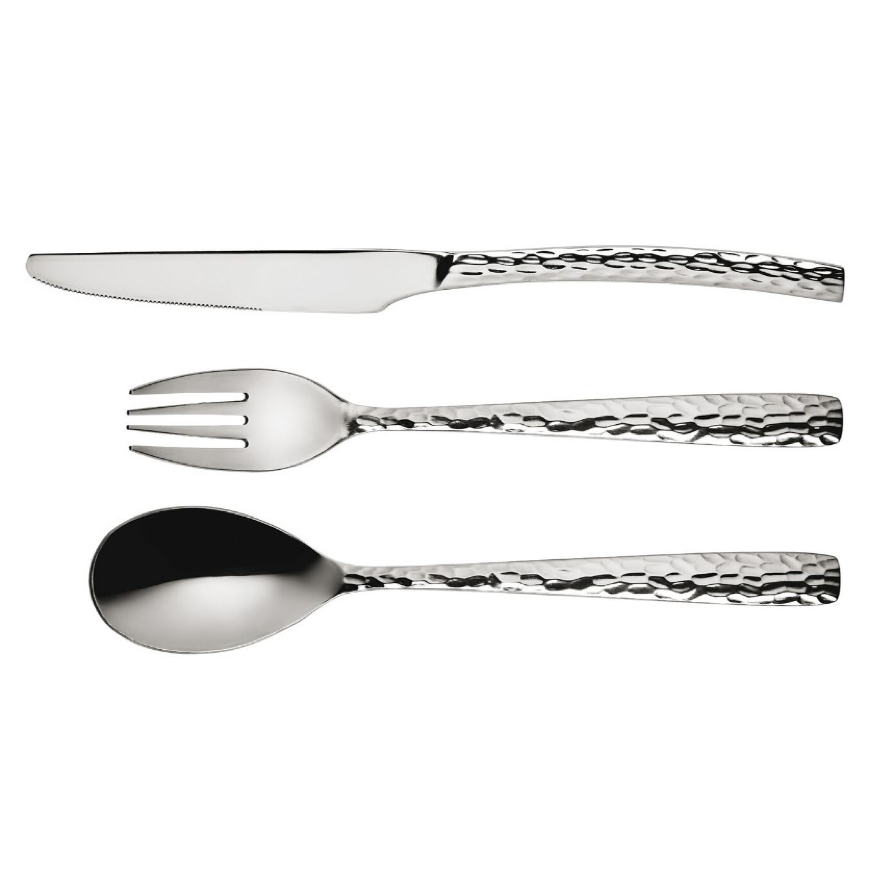 12 CUILLÈRES DE TABLE COLLECTION TAM-TAM - LEBRUN COUVERTS & ORFEVRERIE