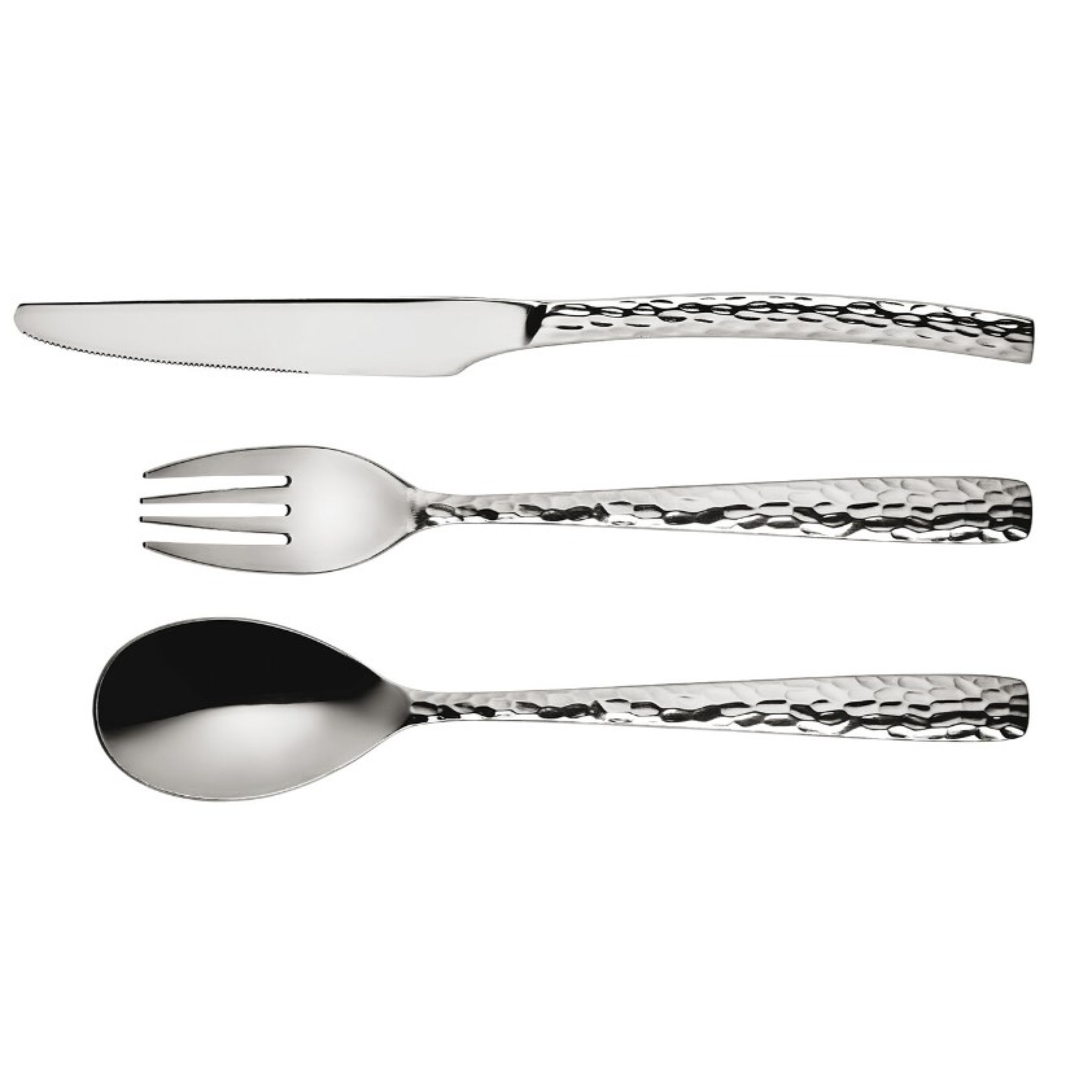 12 FOURCHETTES DE TABLE COLLECTION TAM-TAM - LEBRUN COUVERTS & ORFEVRERIE