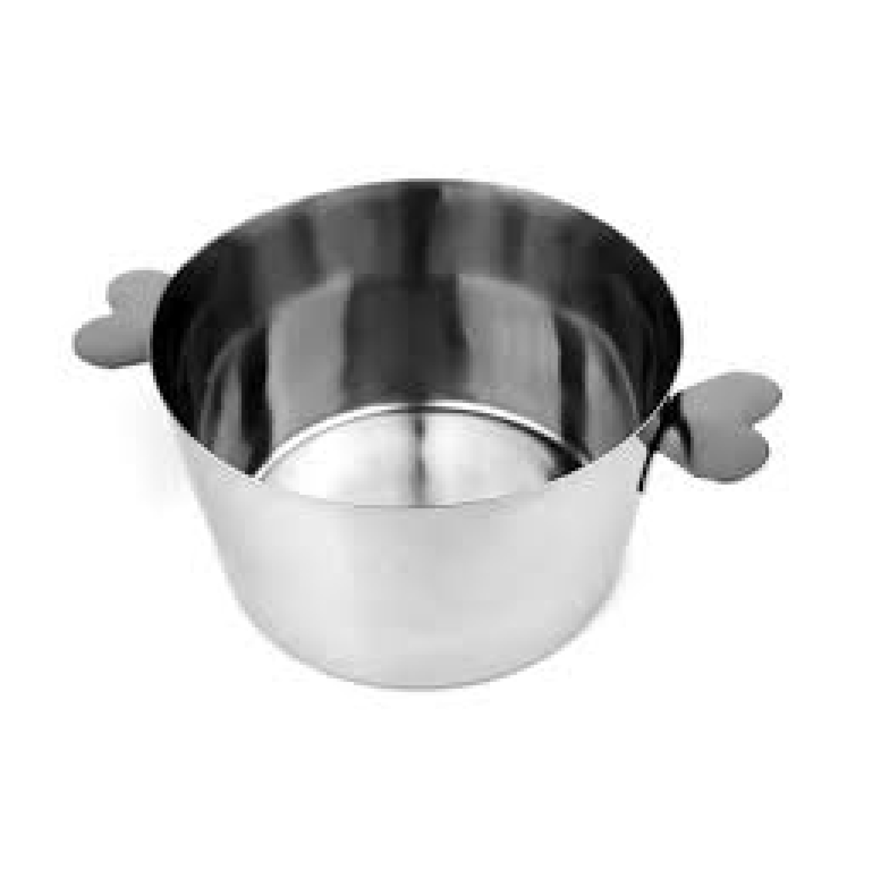 Moule à charlotte inox avec poignées sans couvercle