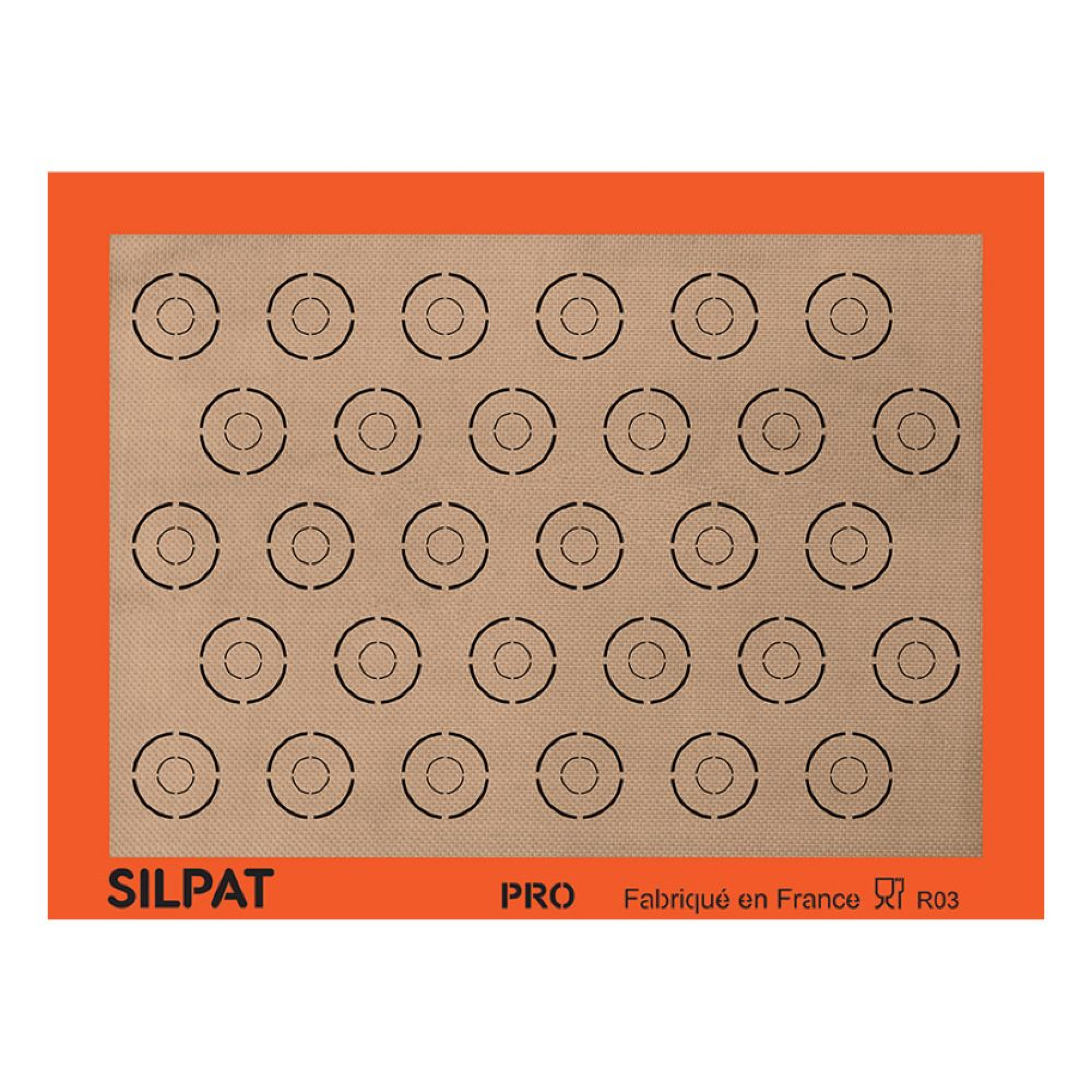 TOILES DE CUISSON 30 MACARONS SILPAT - DEMARLE
