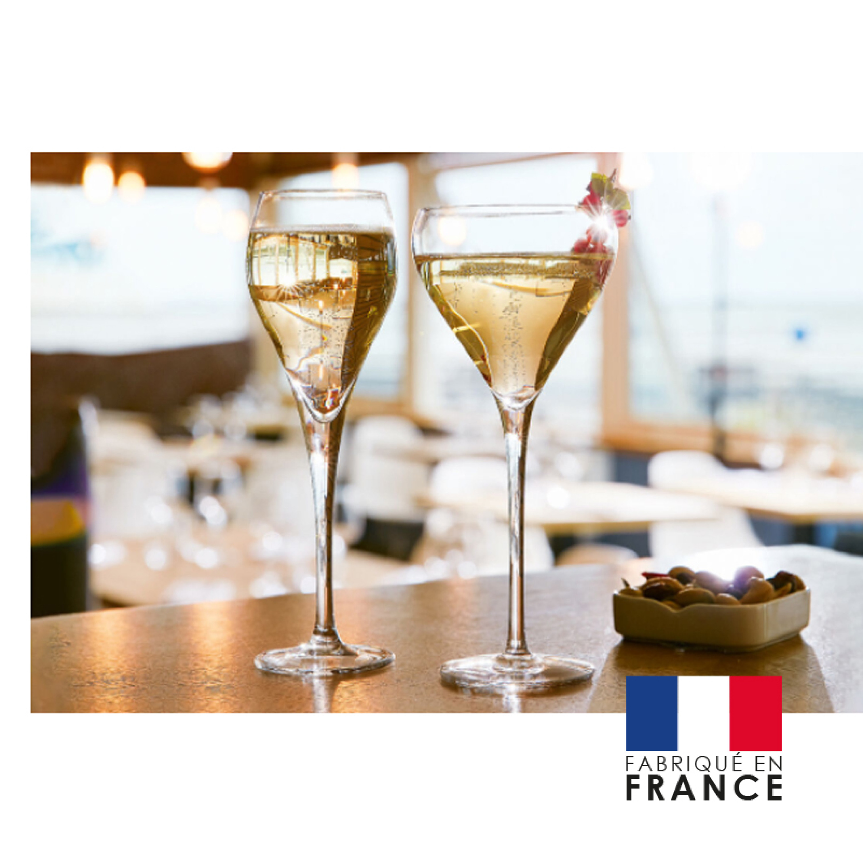 6 Flûtes à champagne BRIO -  ARCOROC