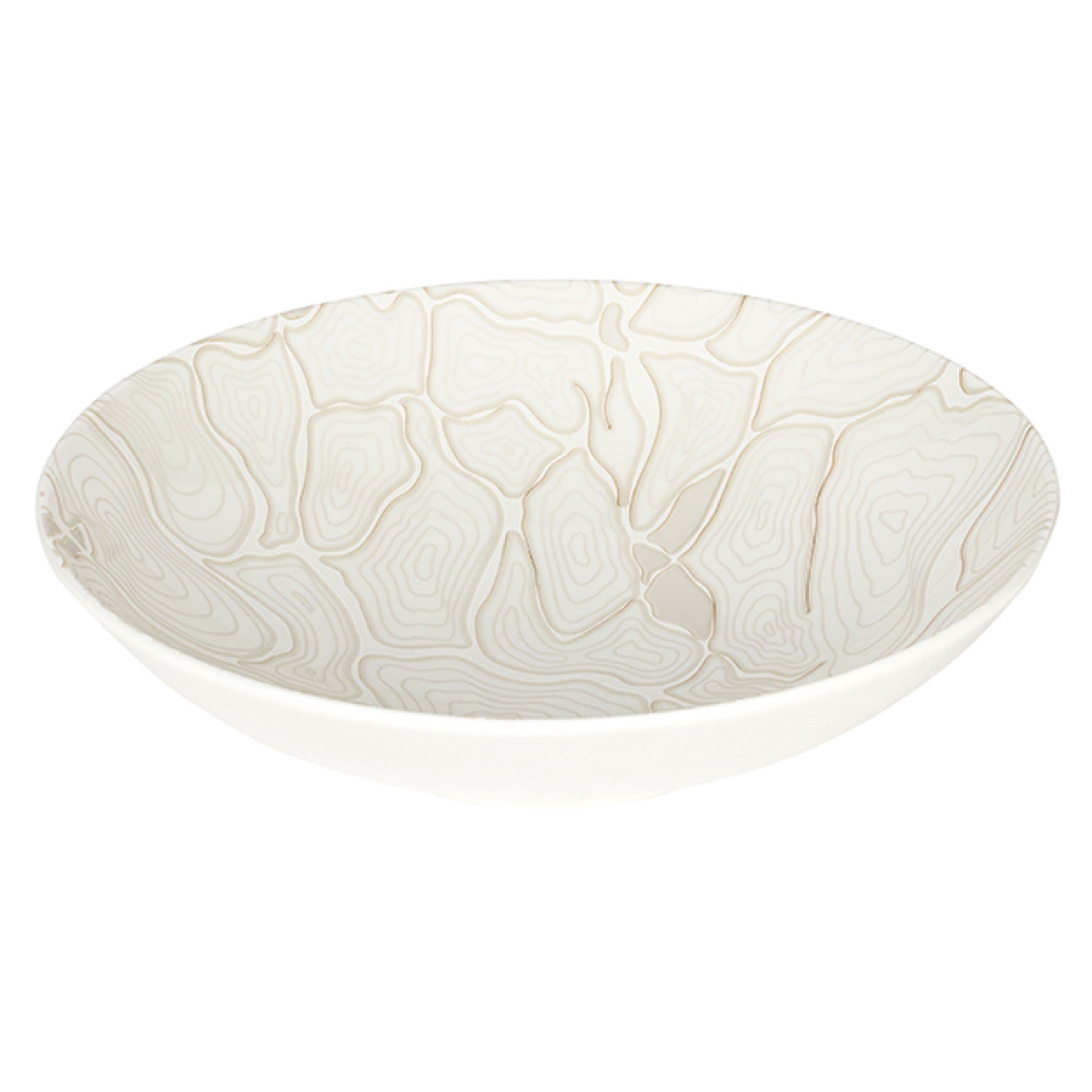 Lot 6 Assiettes à dessert creuses GOLD CELL - Matfer