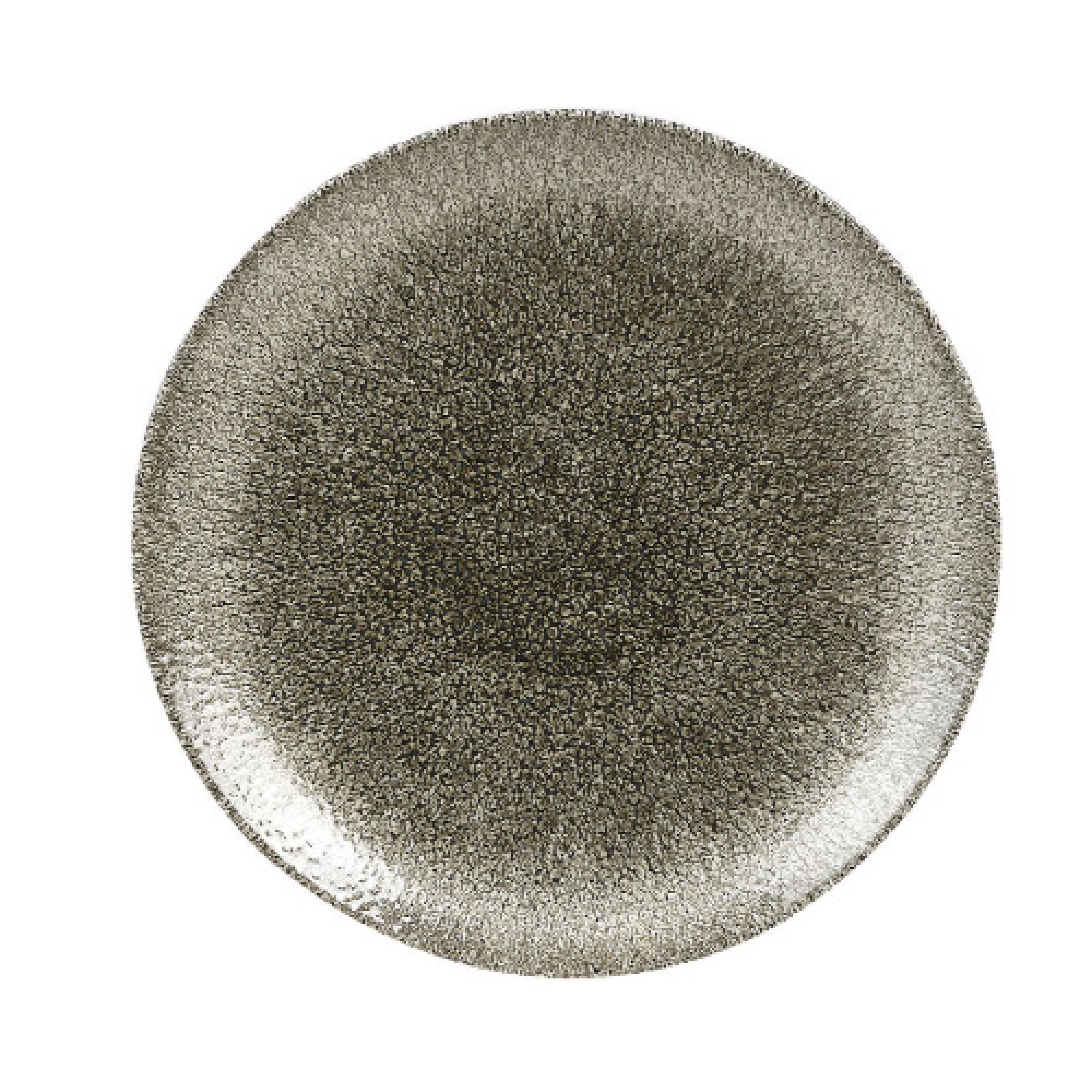 Assiette Raku noir - Churchill