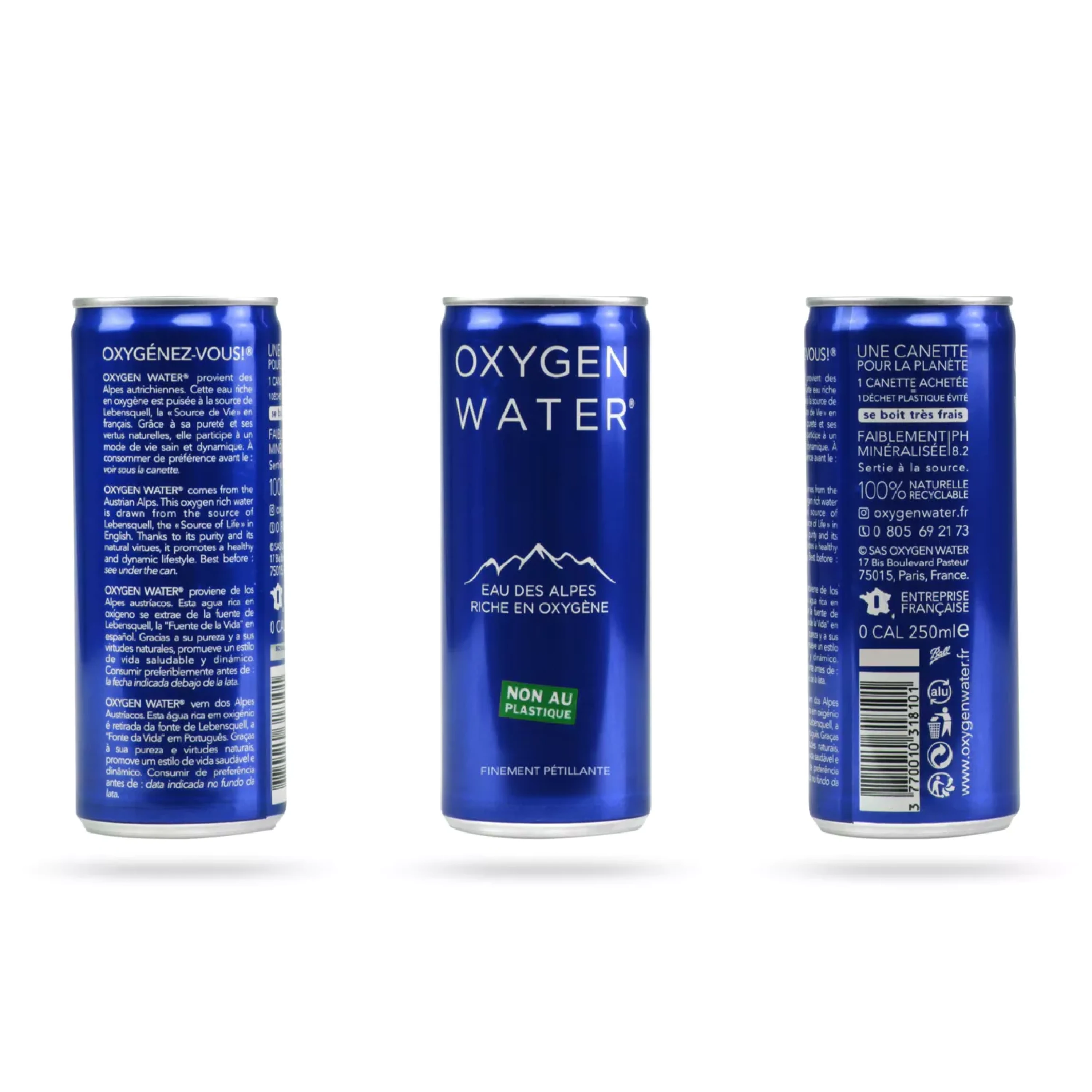 CANETTES EAU DES ALPES 250ml