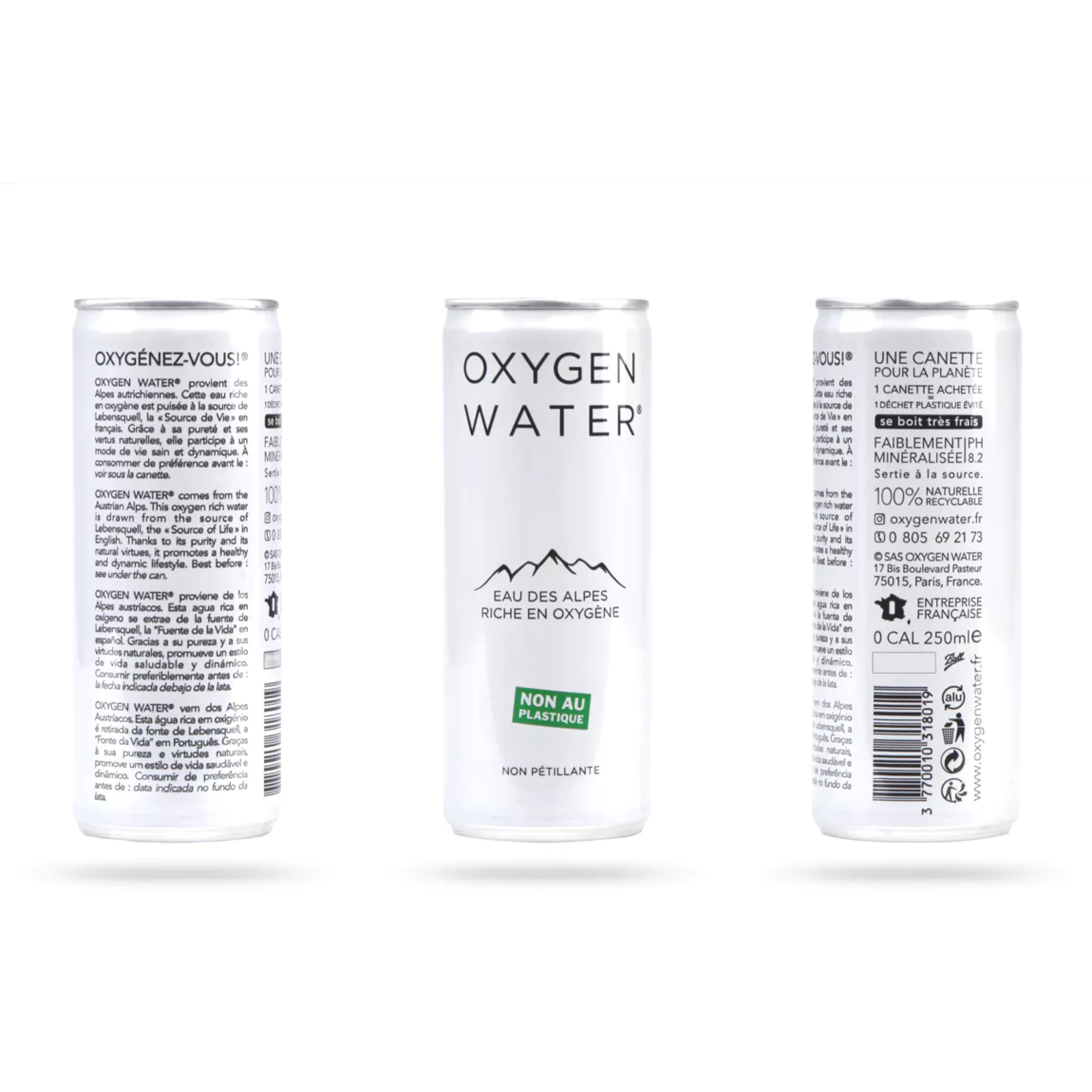 CANETTES EAU DES ALPES 250ml