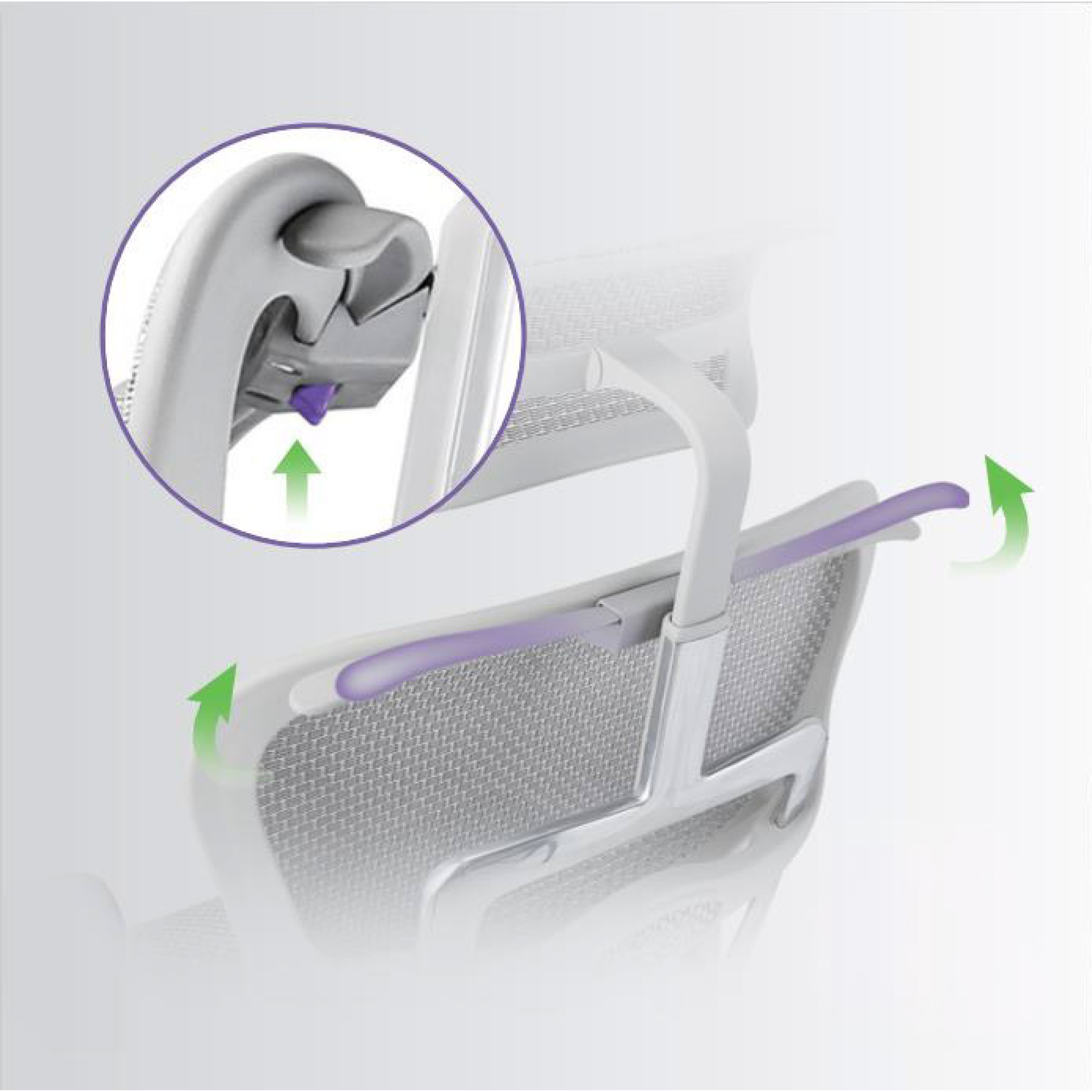 Porte veste fauteuil ergohuman ultra - reneo