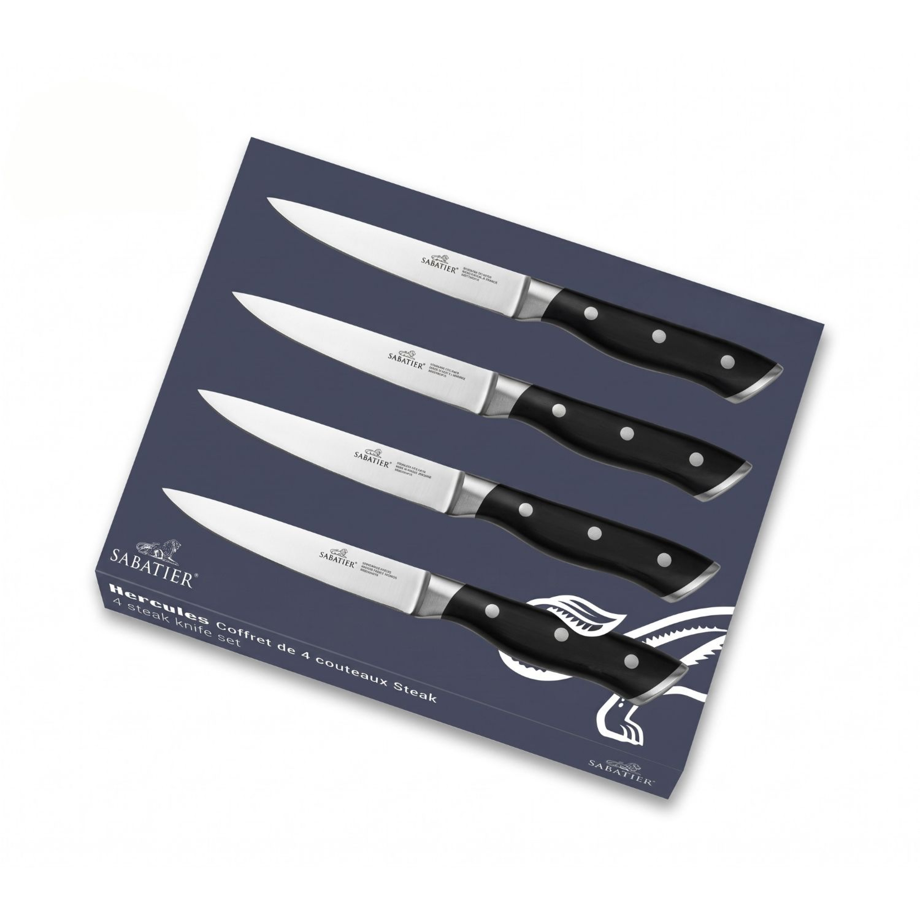 COFFRET 4 COUTEAUX STEAKS HERCULES - SABATIER