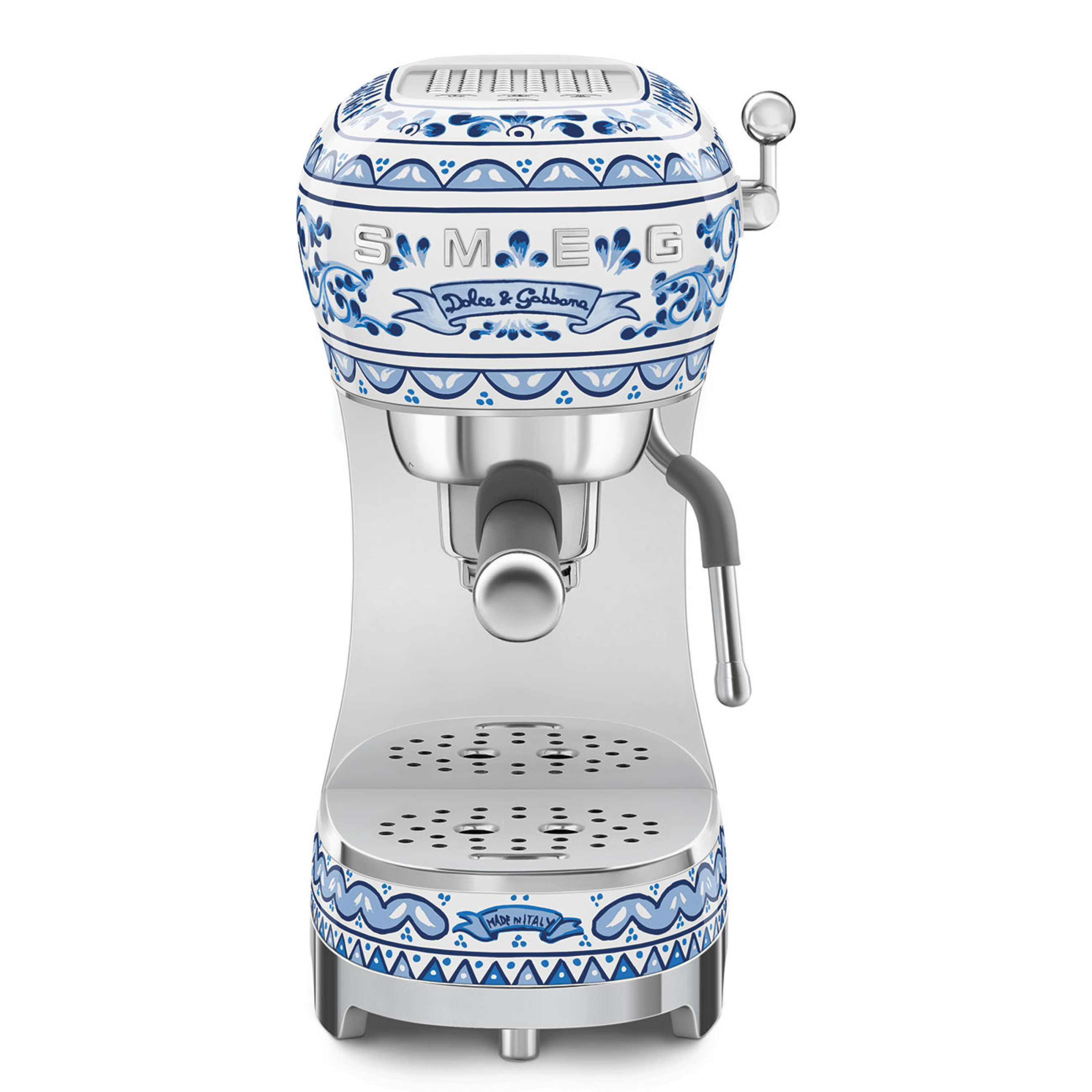 Machine à café Expresso Années 50 Ecf02 Blu Mediterraneo - Dolce & Gabbana x SMEG
