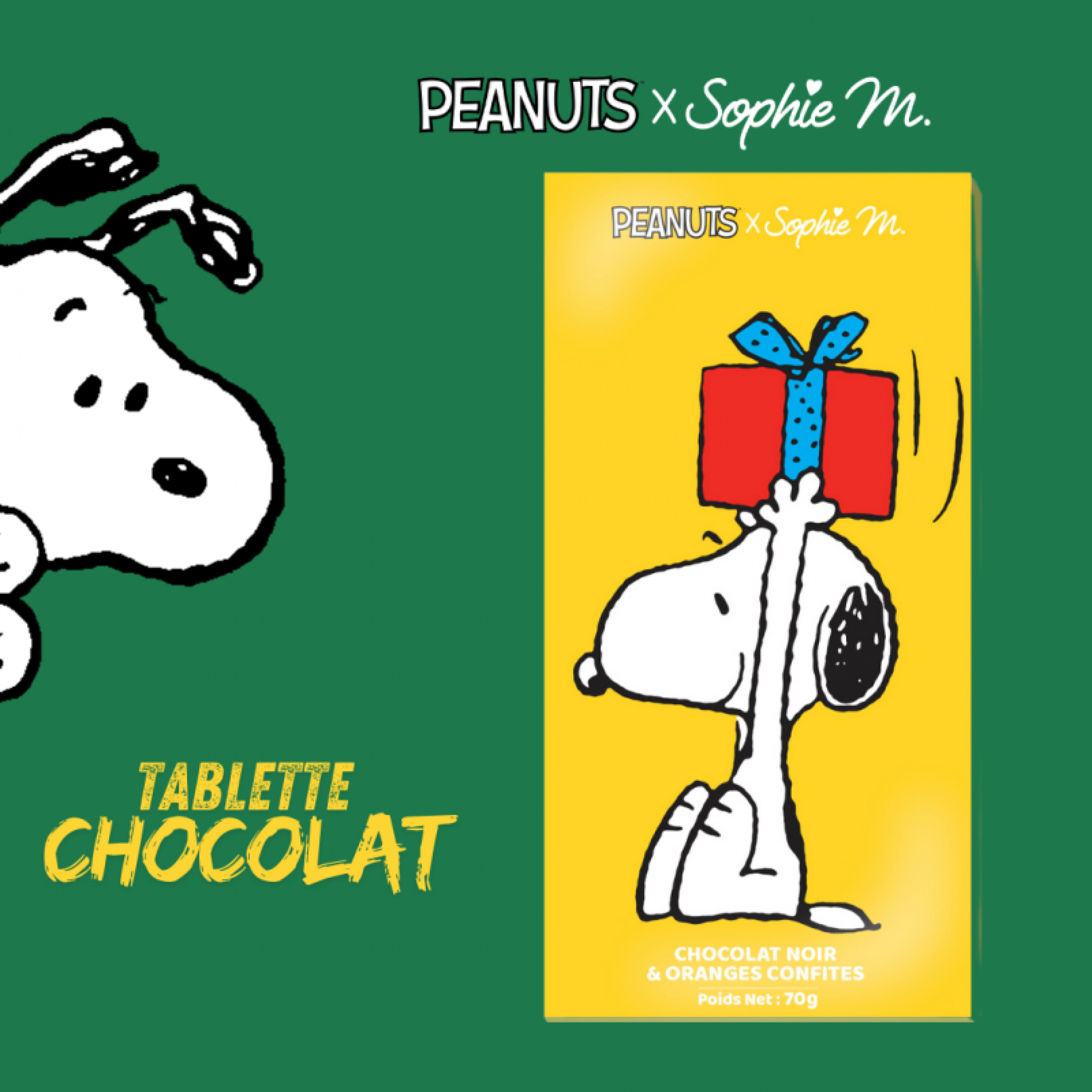 TABLETTE PEANUTS X SOPHIE M