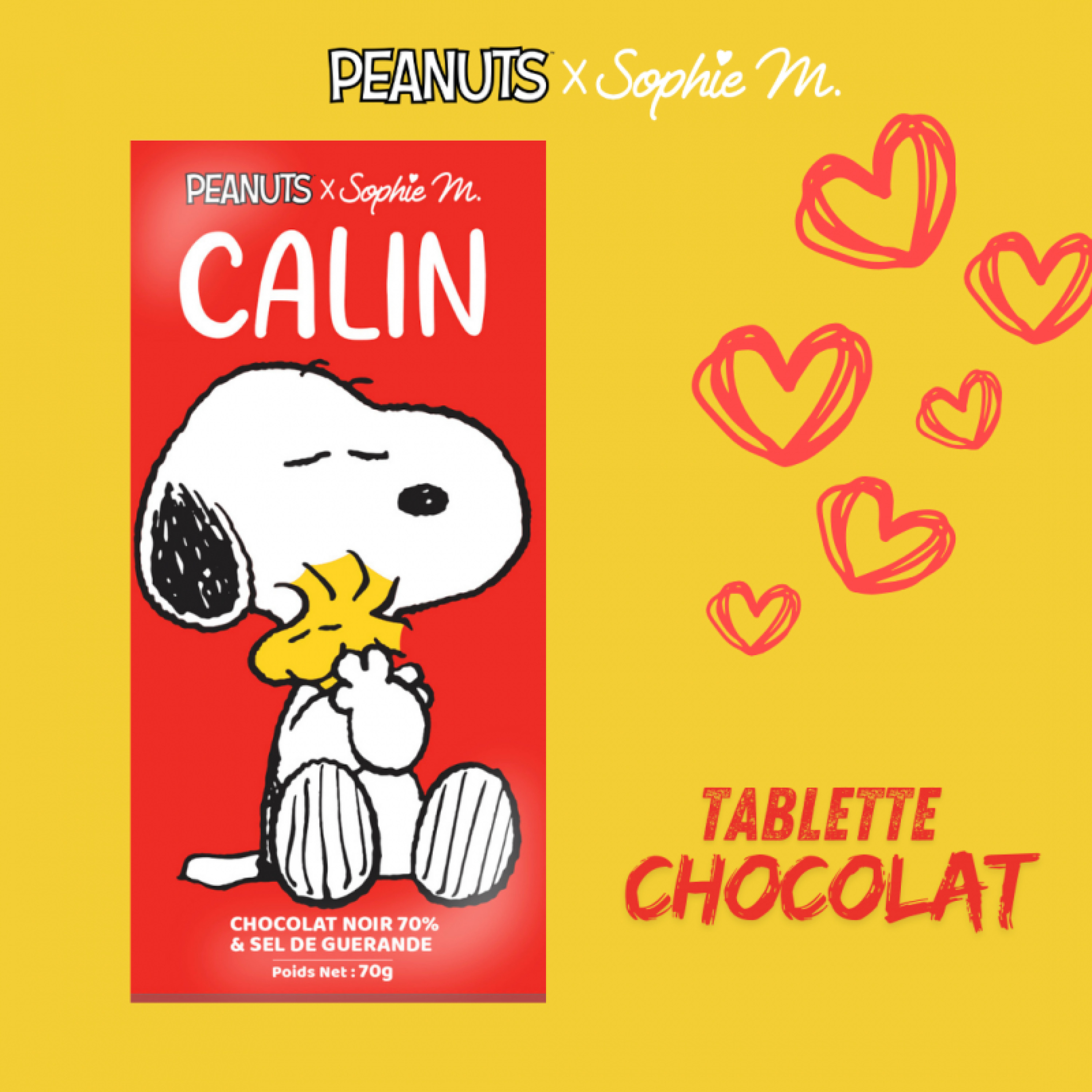 TABLETTE PEANUTS X SOPHIE M
