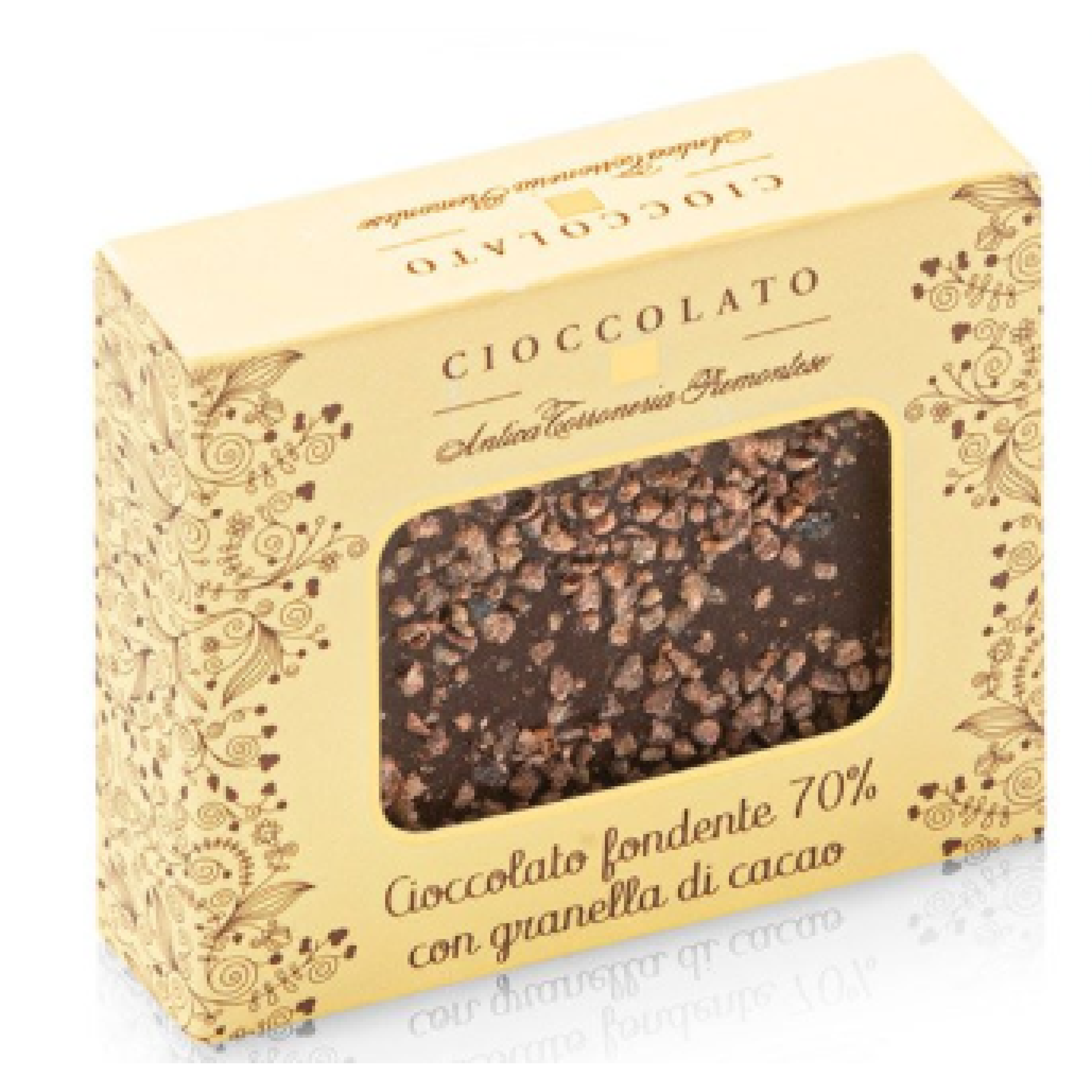 CARRES DE CHOCOLAT "CIOCCOLATO" - ANTICA TORRONERIA PIEMONTESE