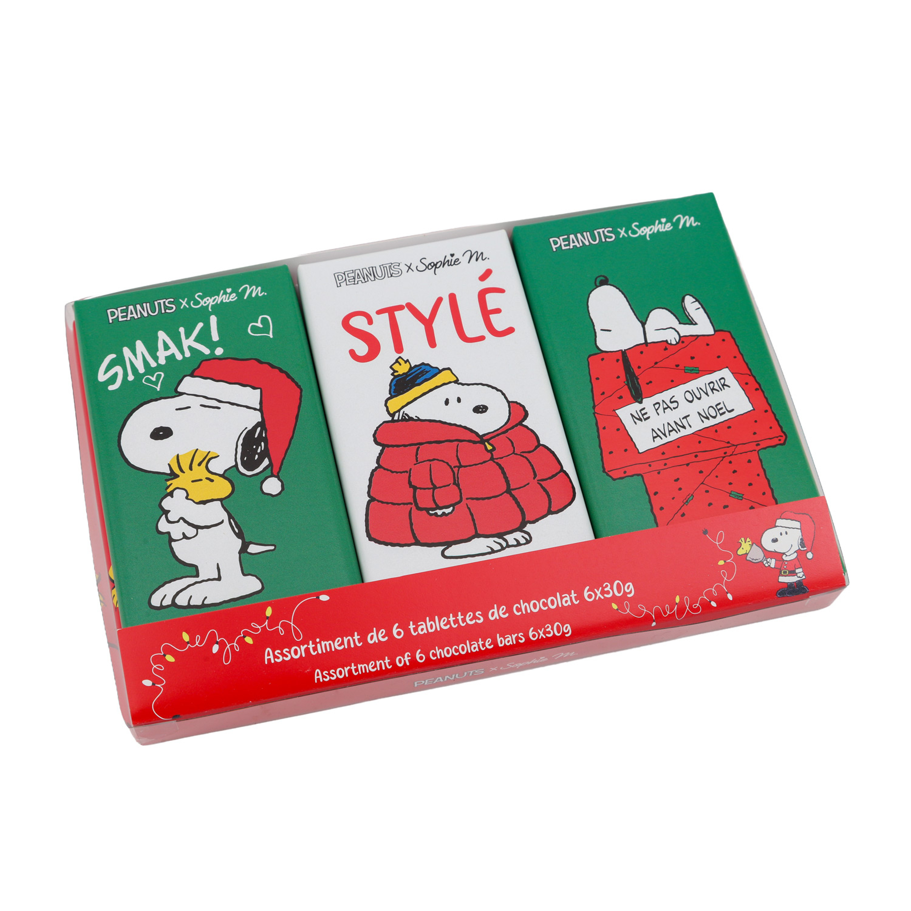 TABLETTES PEANUTS SNOOPY COFFRET X SOPHIE M