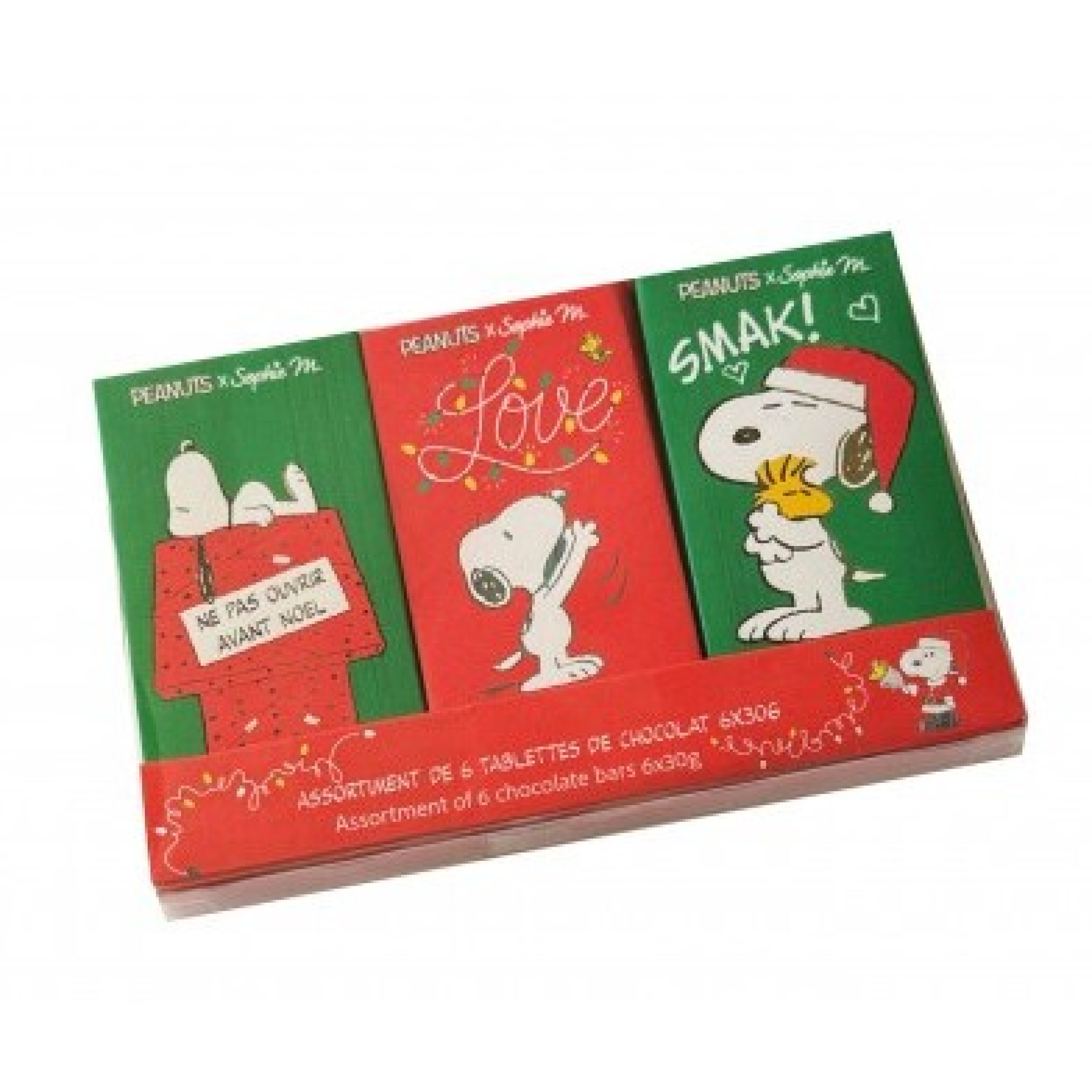 TABLETTES PEANUTS SNOOPY COFFRET X SOPHIE M