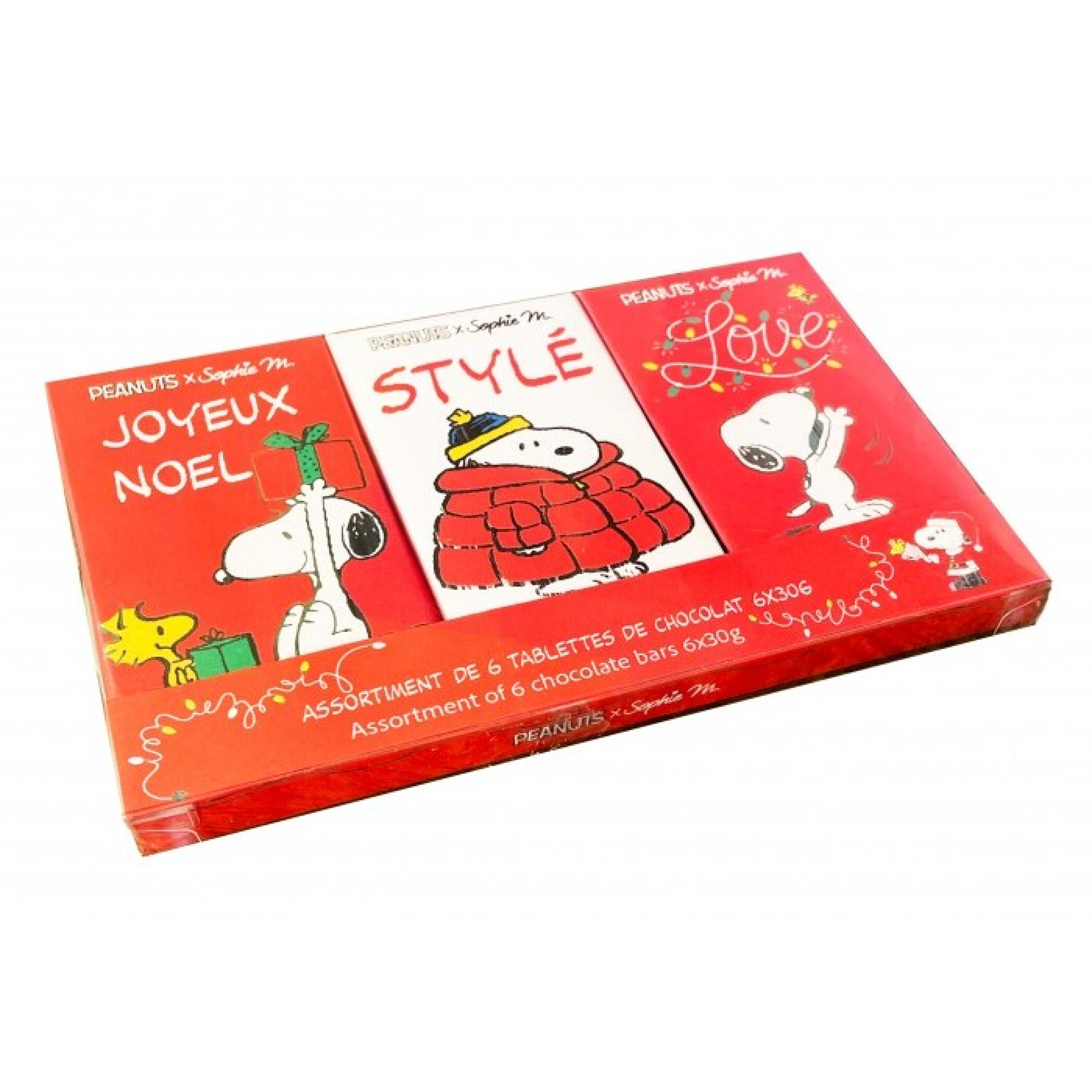 TABLETTES PEANUTS SNOOPY COFFRET X SOPHIE M