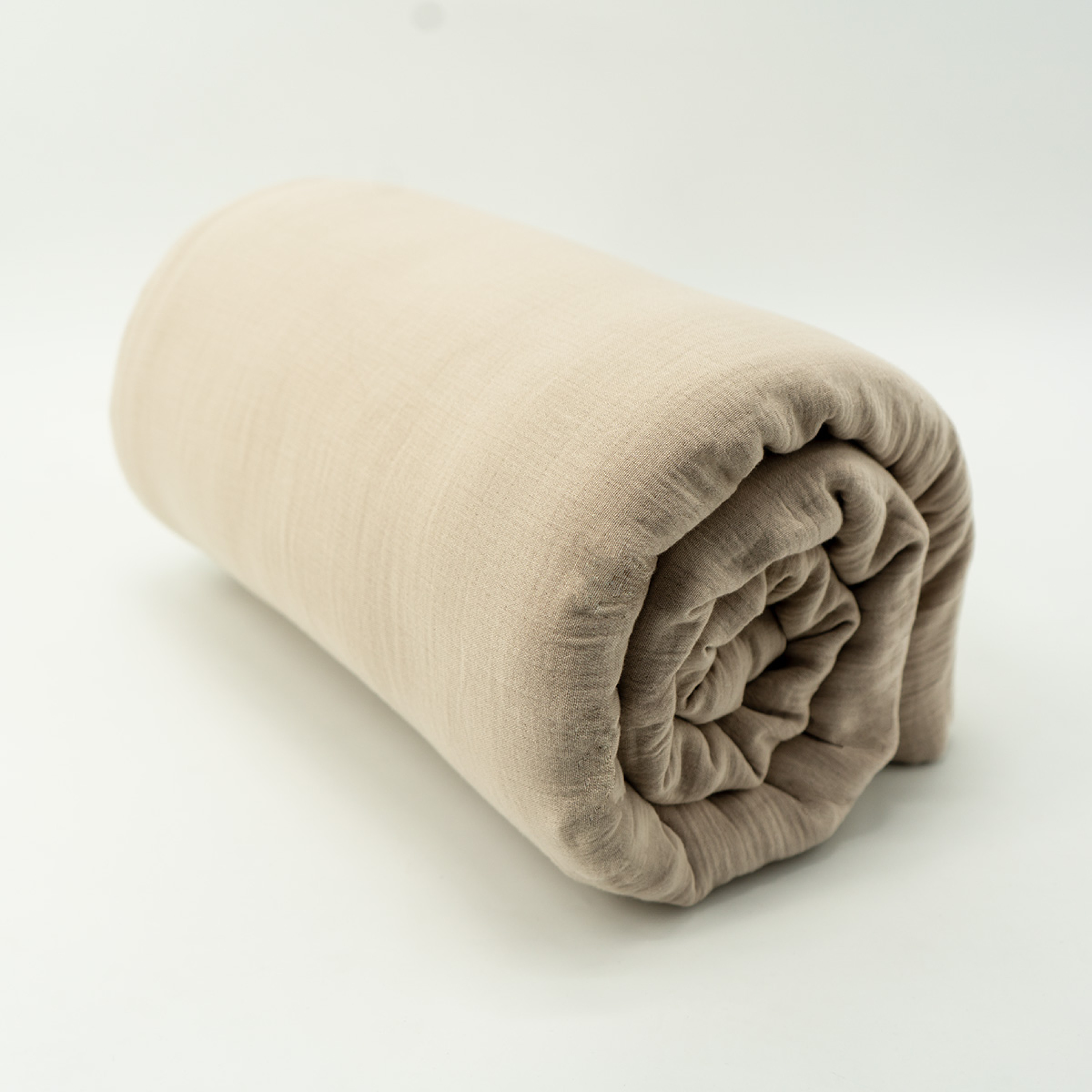 Housse de couette double gaze de coton - Cassis