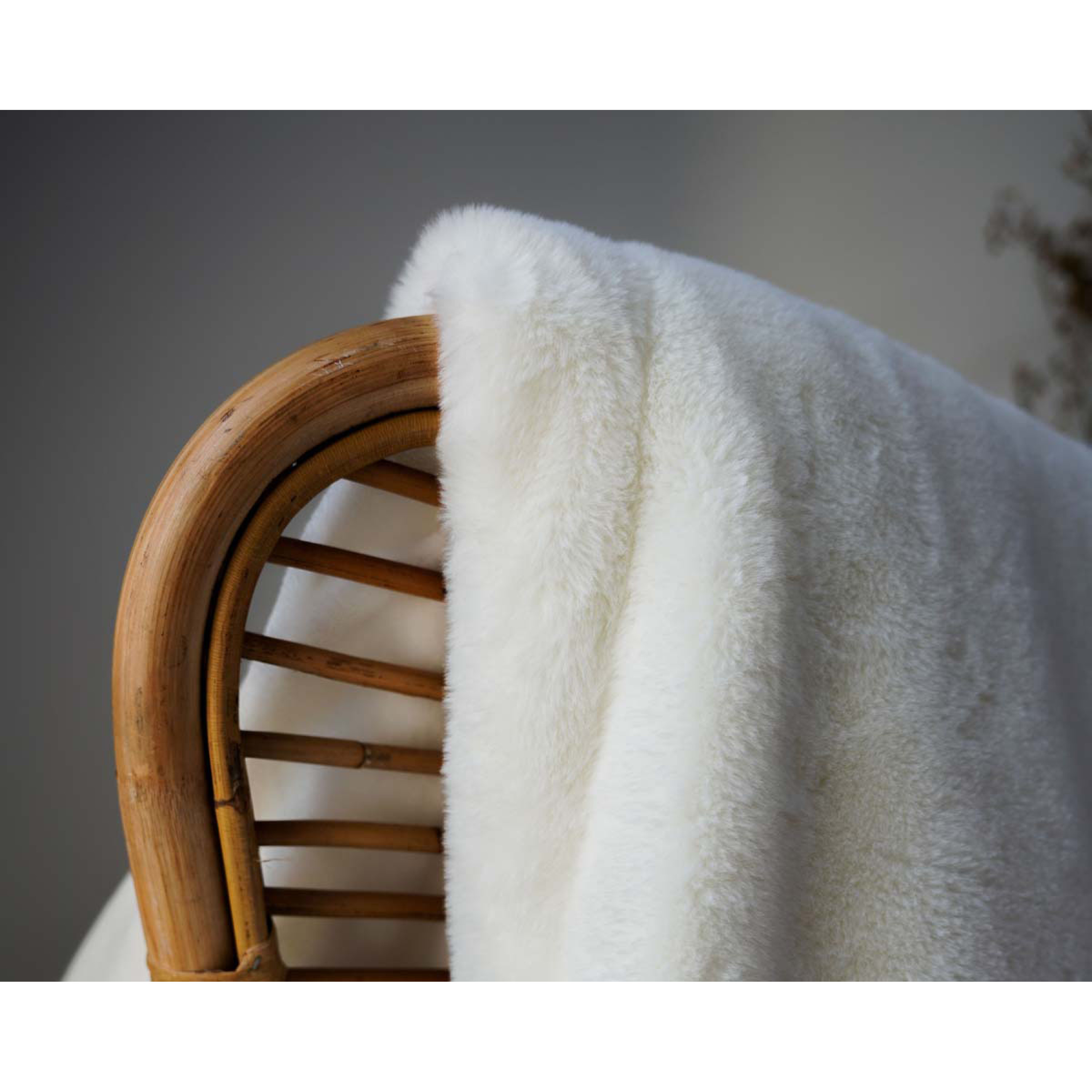 PLAID PILOU FOURRURE DOUBLE FACE