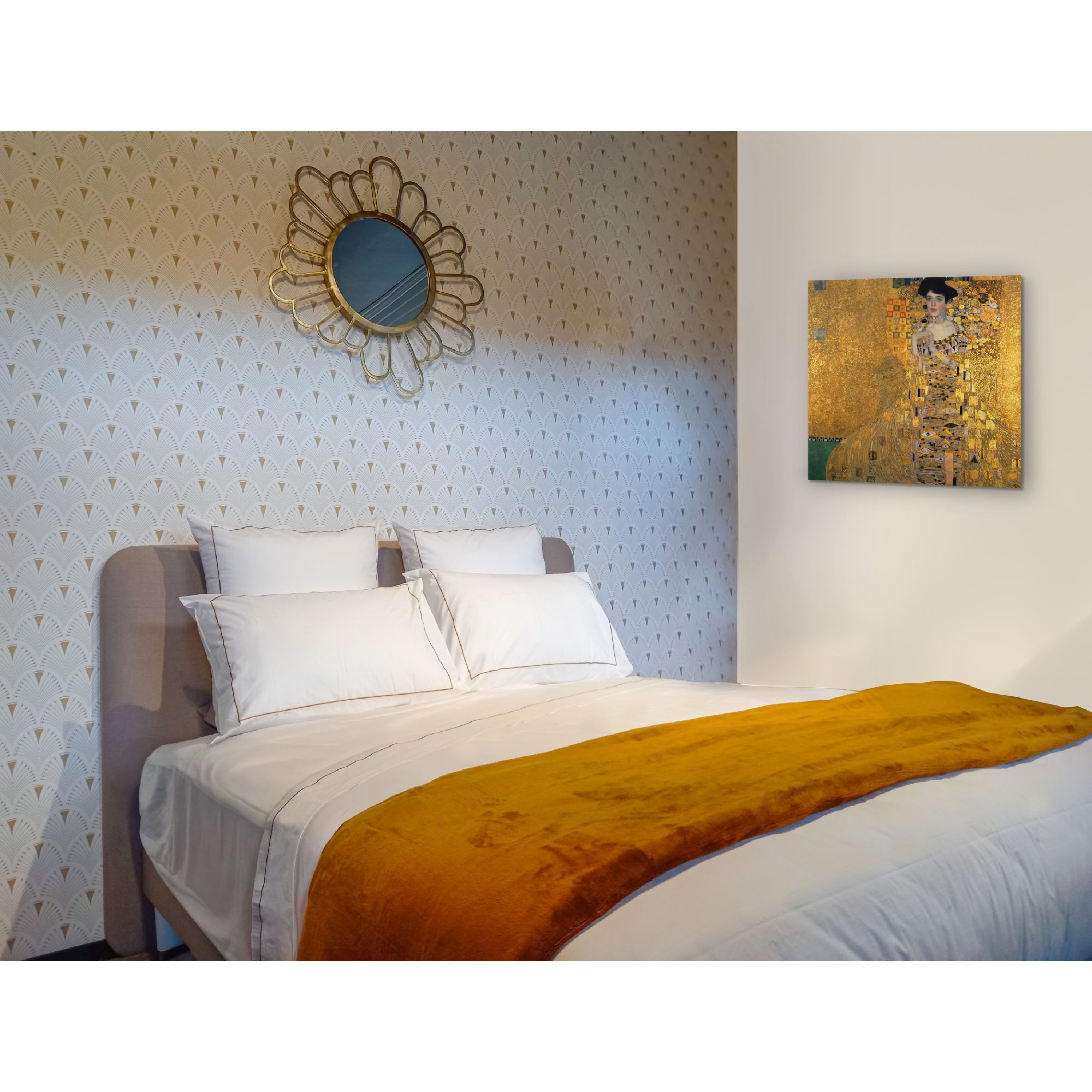 PARURES DRAP PLAT & TAIES BOURDON CUIVRÉ – VERSAILLES