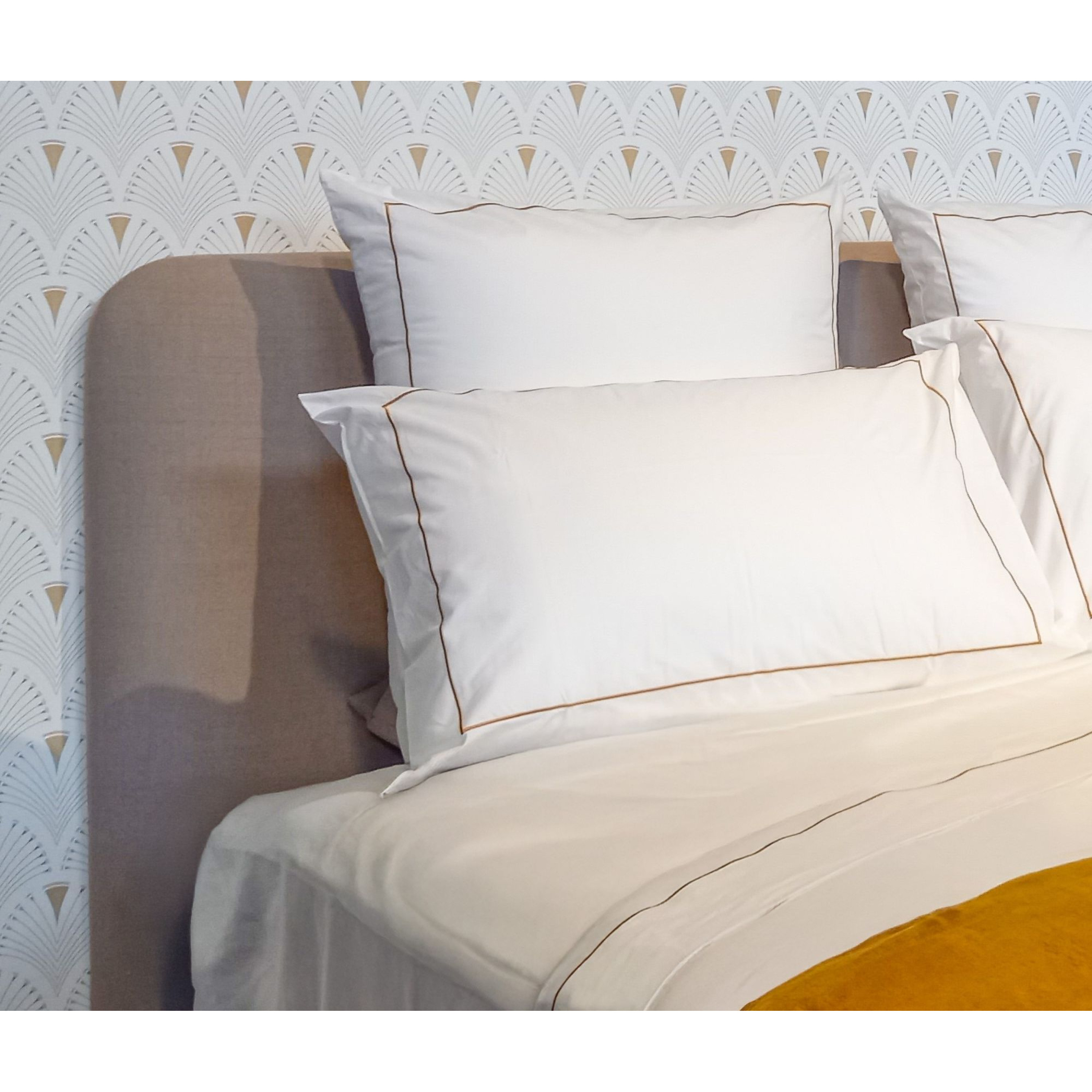 PARURES DRAP PLAT & TAIES BOURDON CUIVRÉ – VERSAILLES