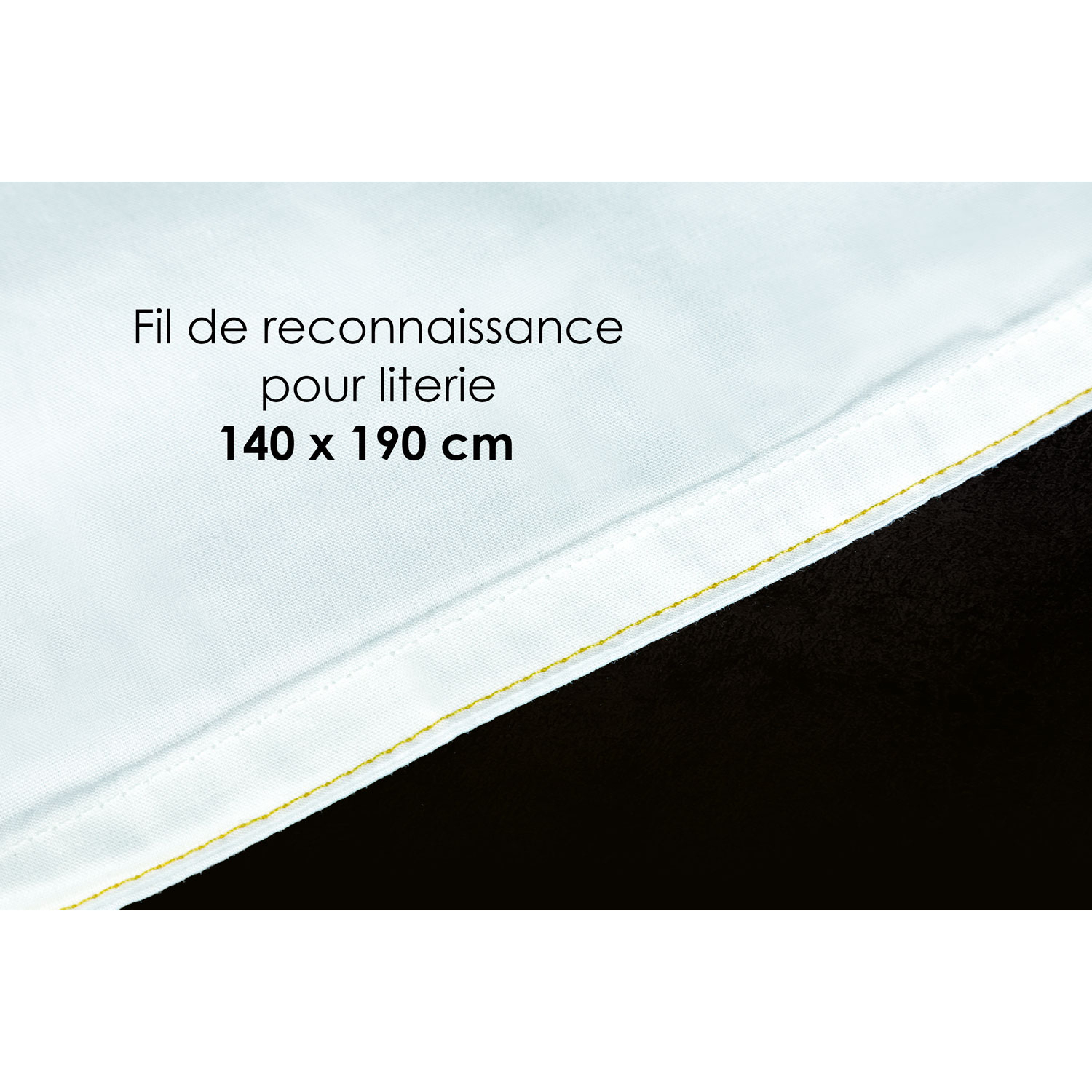 Housse de couette blanche - castel