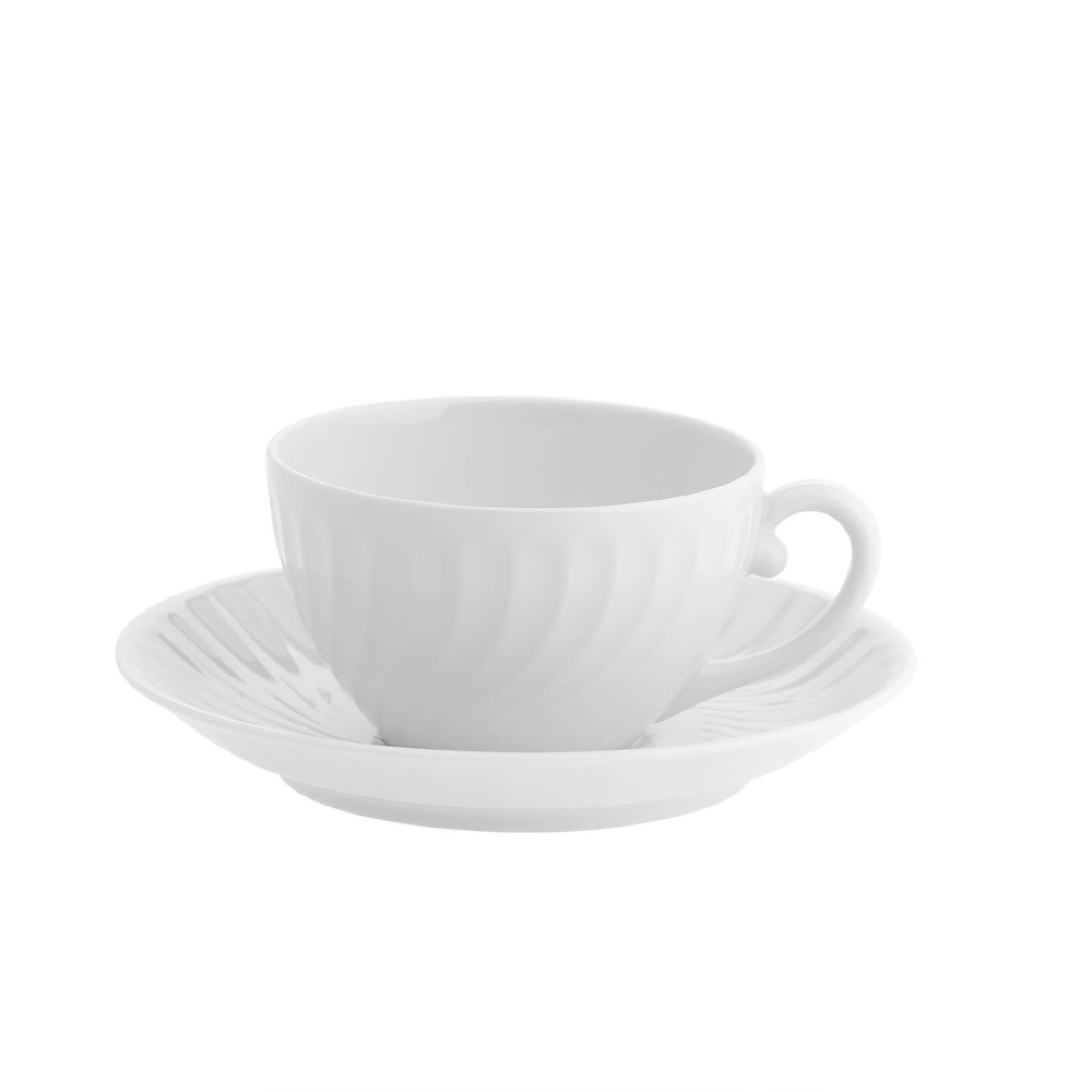 COFFRET DE 4 TASSES A THE ET SOUCOUPES SAGRES - VISTA ALEGRE