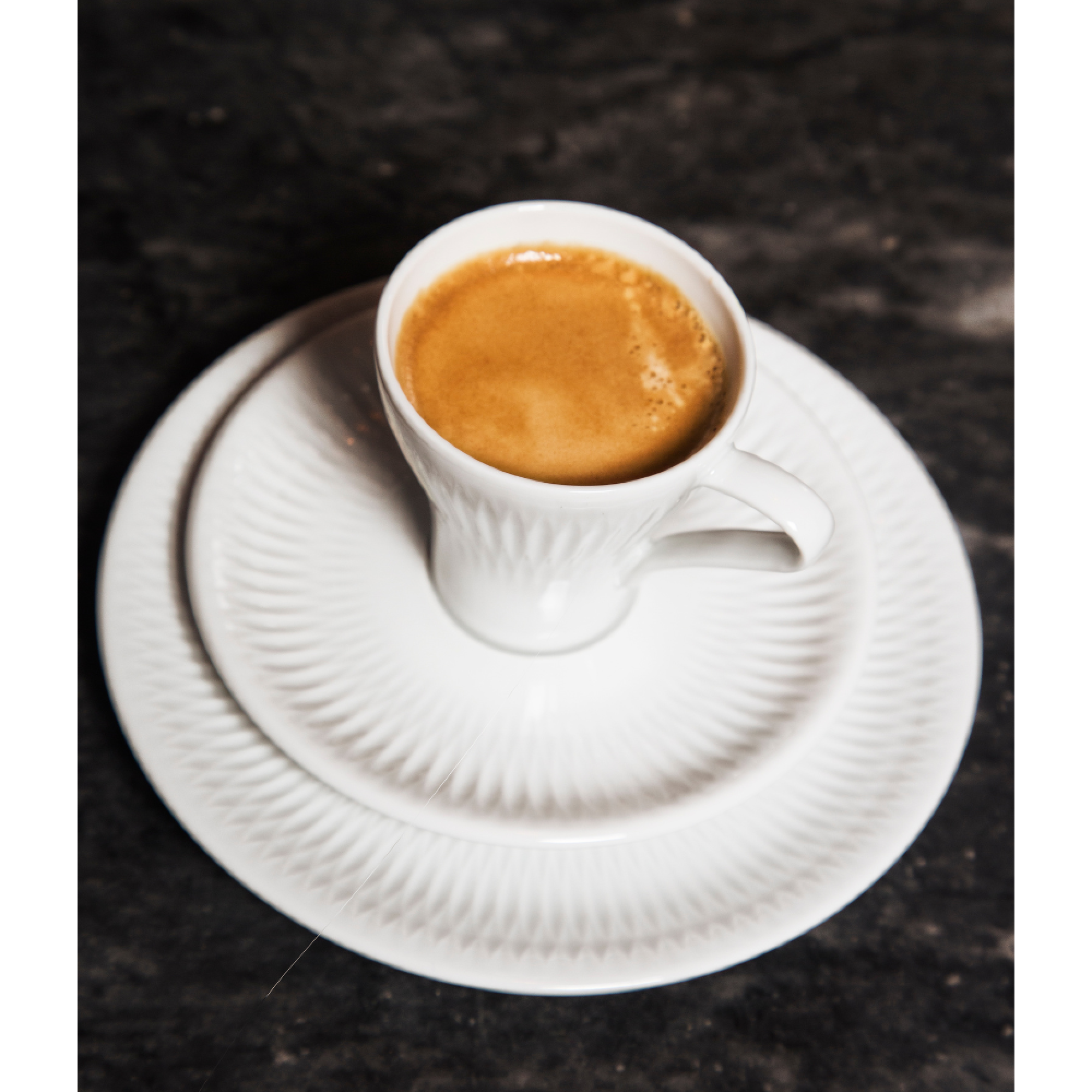 COFFRET DE 4 TASSeS à CAFE ET SOUCOUPES UTOPIA - vista alegre